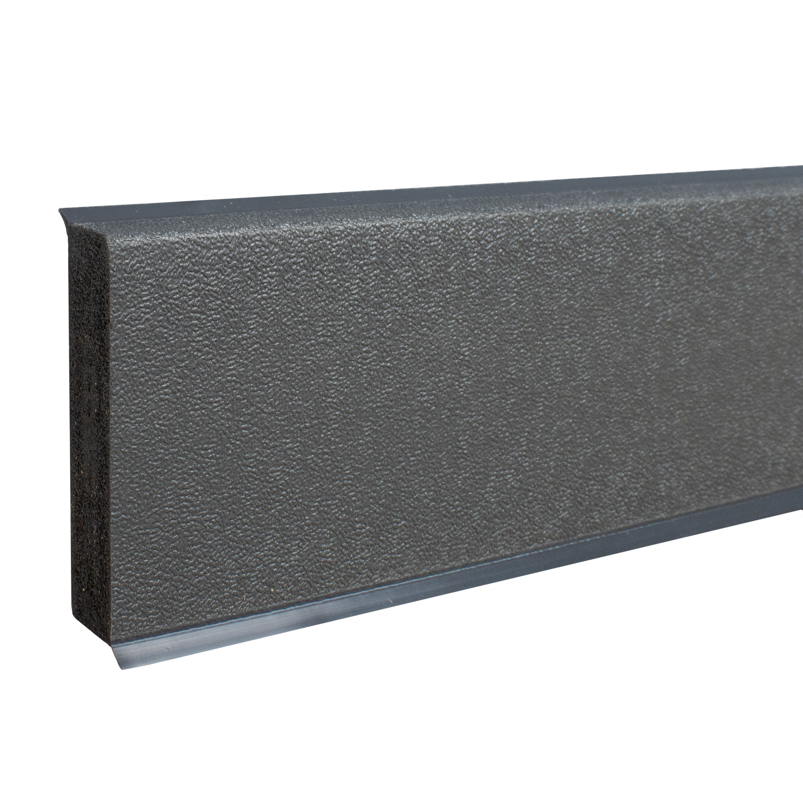 Plinthe "Monopoli" PVC expansé 12 x 60 x 2500 mm Lèvre souple teintée PROVISTON