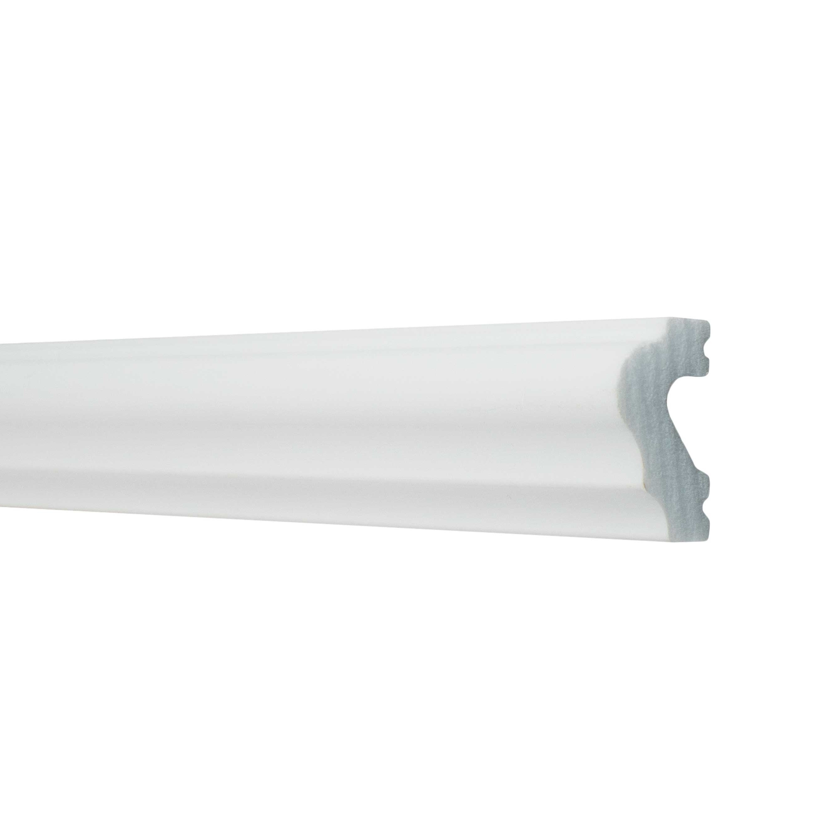 NMC Moulure décorative "Genève" WL2 WALLSTYL® Moulure murale 20 x 40 x 2000 mm Polystyrène blanc