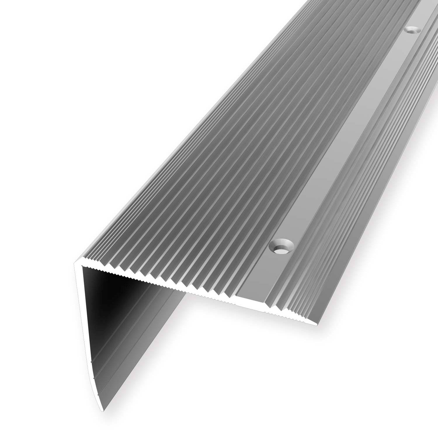 Nez de marche 55 x 70 mm Aluminium Cornière striée Différentes longueurs Küberit