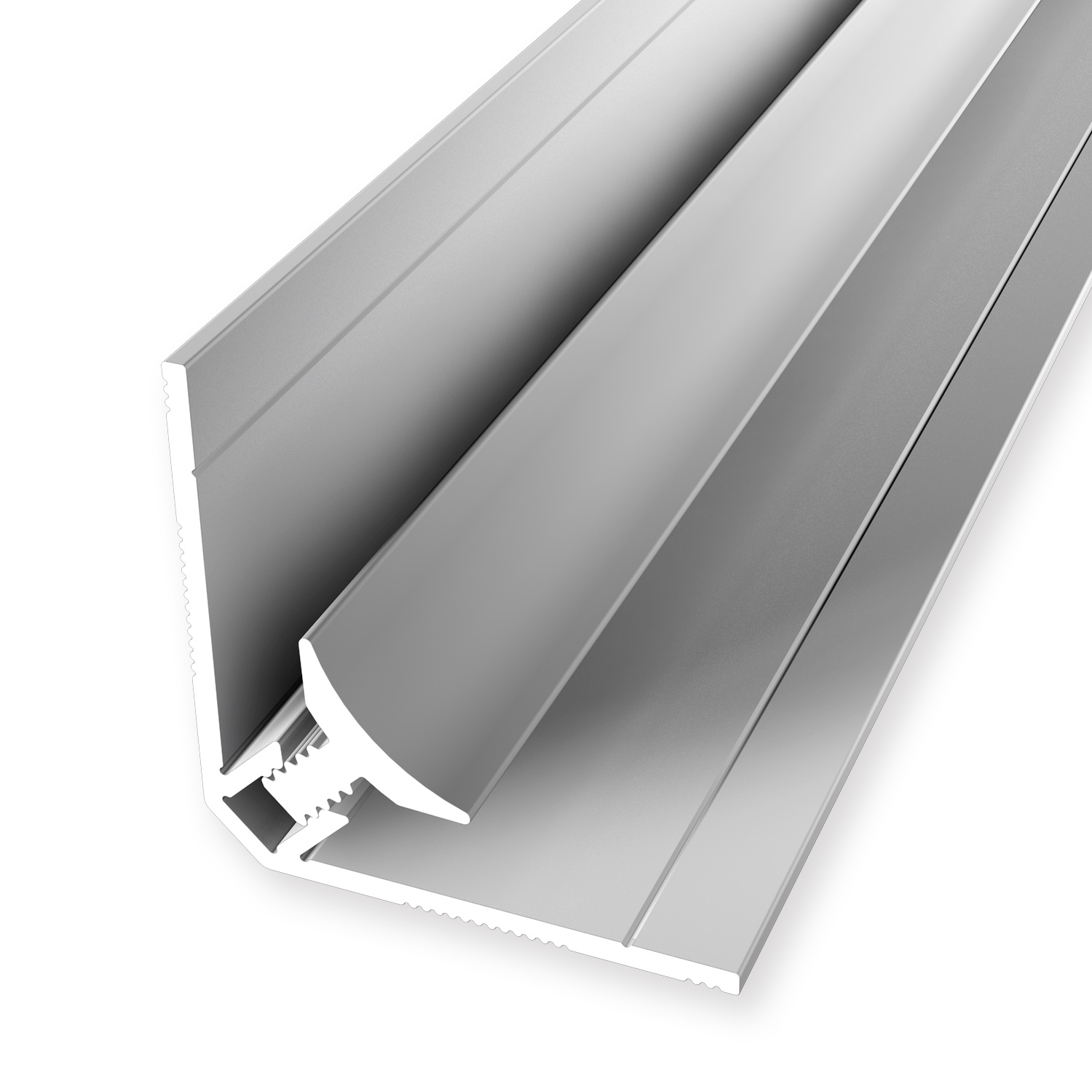 Profilé mural 30 x 30 x 2600 mm Aluminium Baguette d'angle Lisse Différentes couleurs Küberit