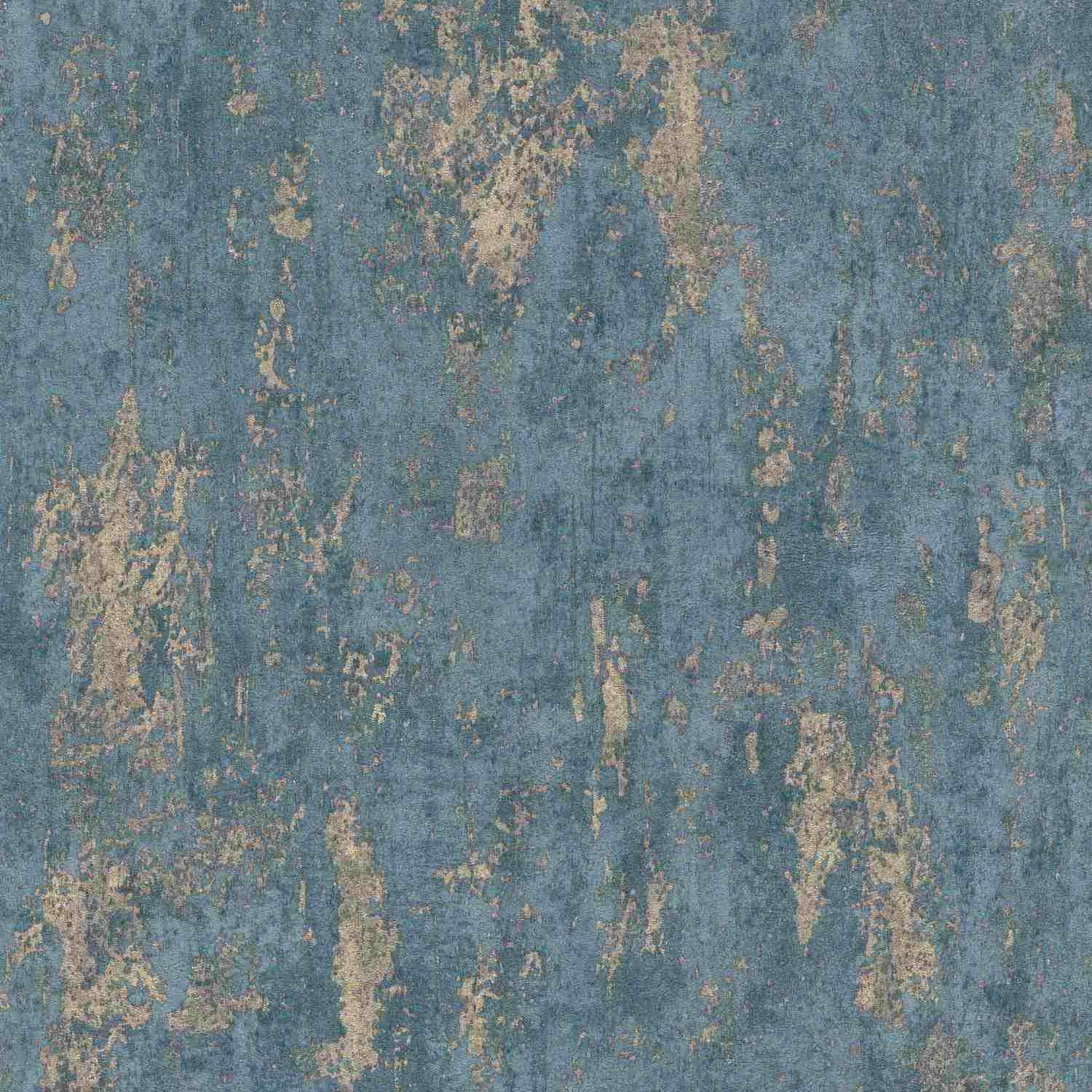 Erismann | Casual Chic | 10273-08 | Papier peint intissé | Uni | 0.53 x 10.05 m | Bleu