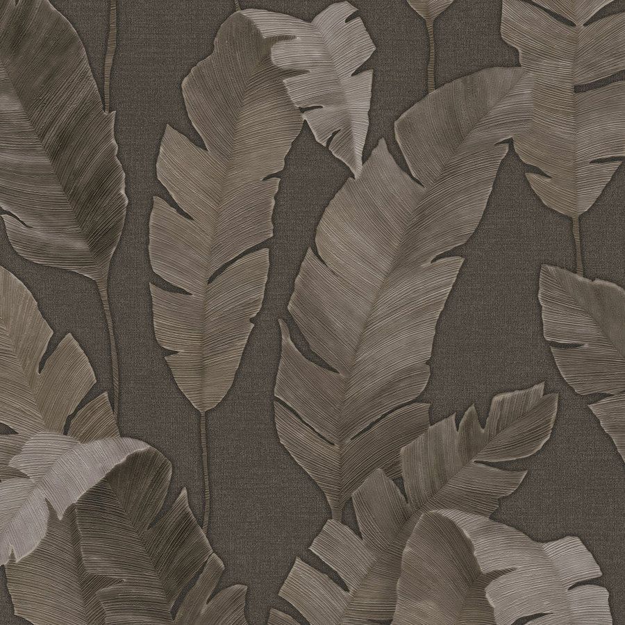 A.S. Creation | Travel Styles | 392182 | Papier peint intissé | Arbres et feuilles | 10.05 x 0.53 m | Brun