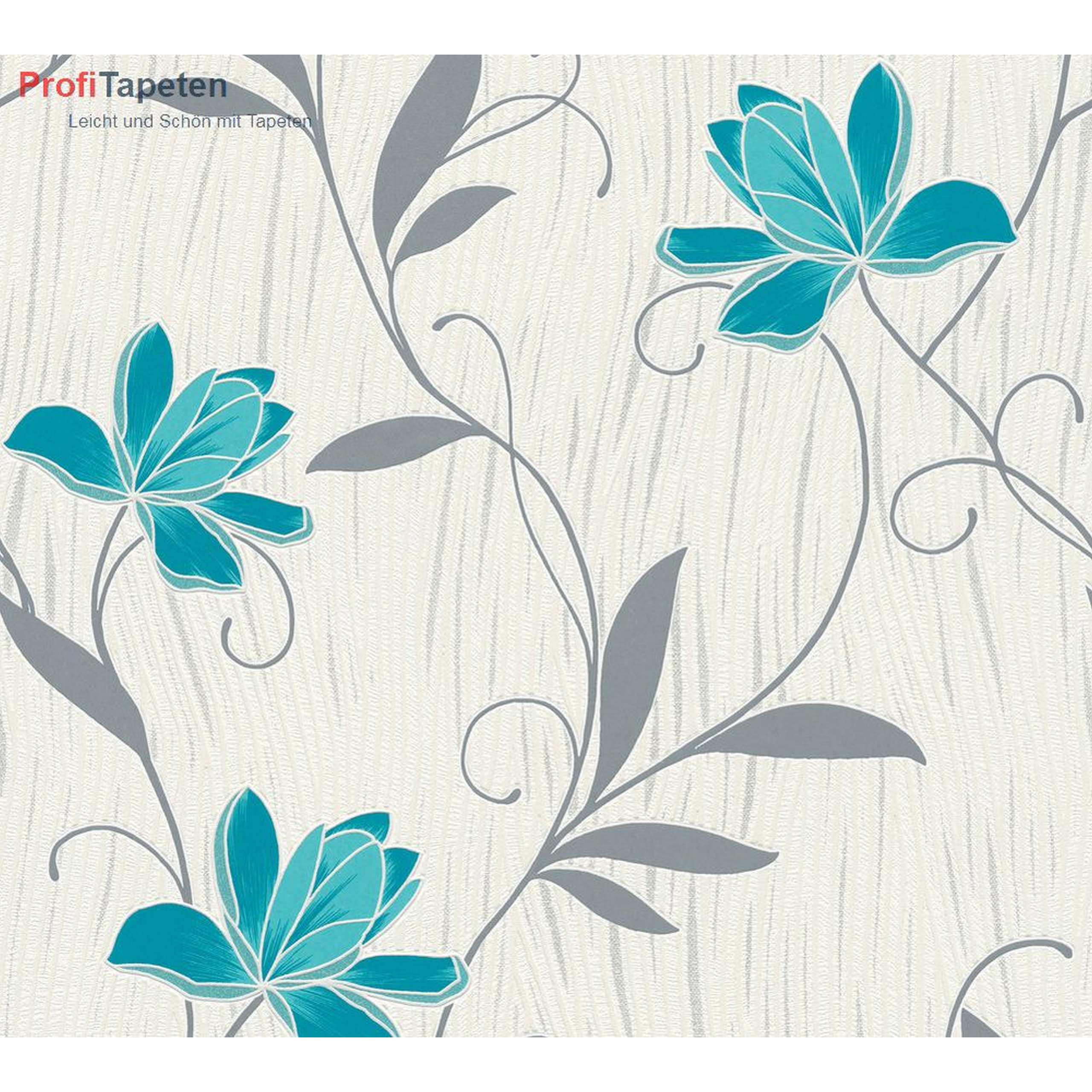 A.S. Creation Einzelblatt | 306210 | papier peint fleuri papier | 0.53 m x 10.05 m | bleu