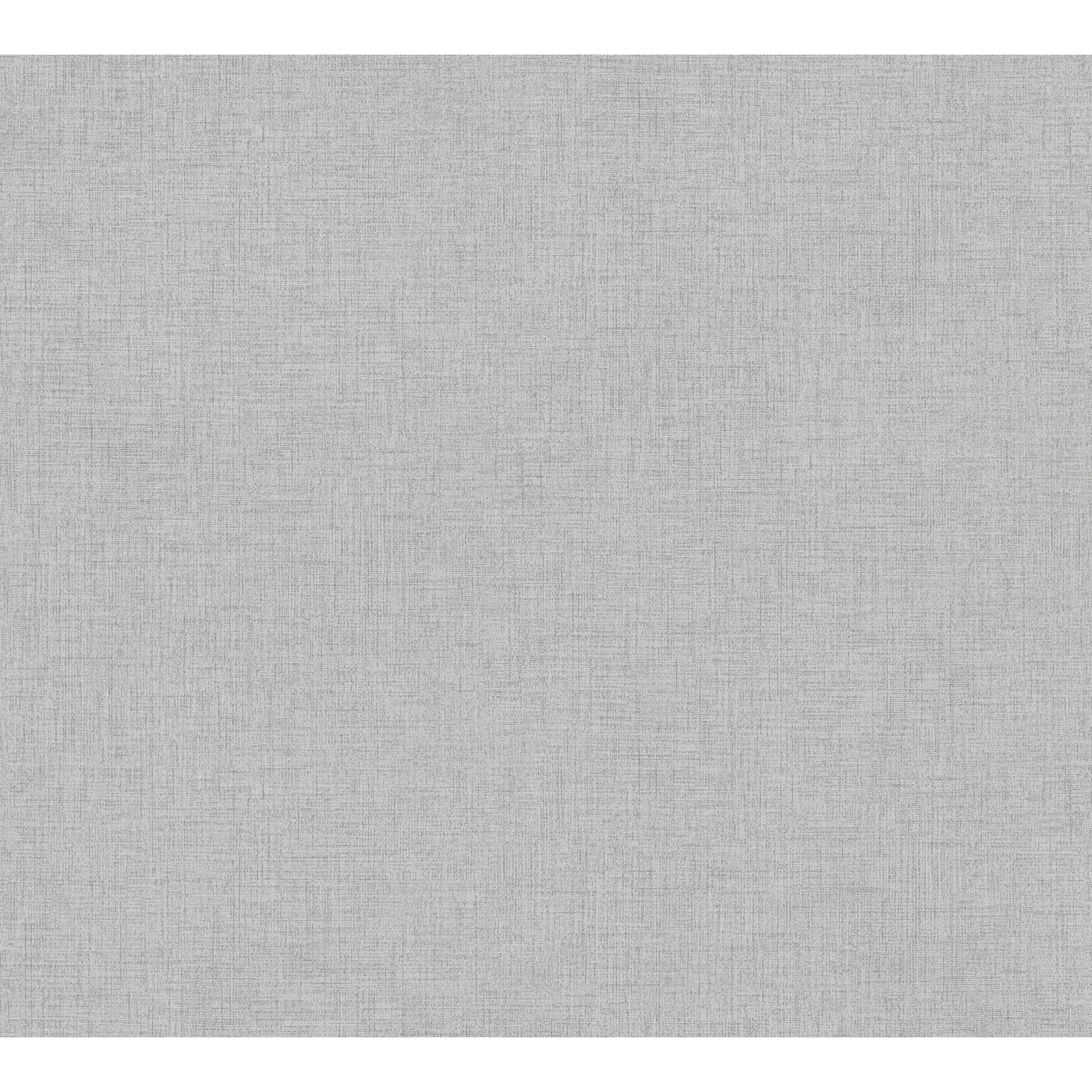 A.S. Creation New Walls | 374304 | papier peint intissé uni | 0.53 m x 10.05 m | gris
