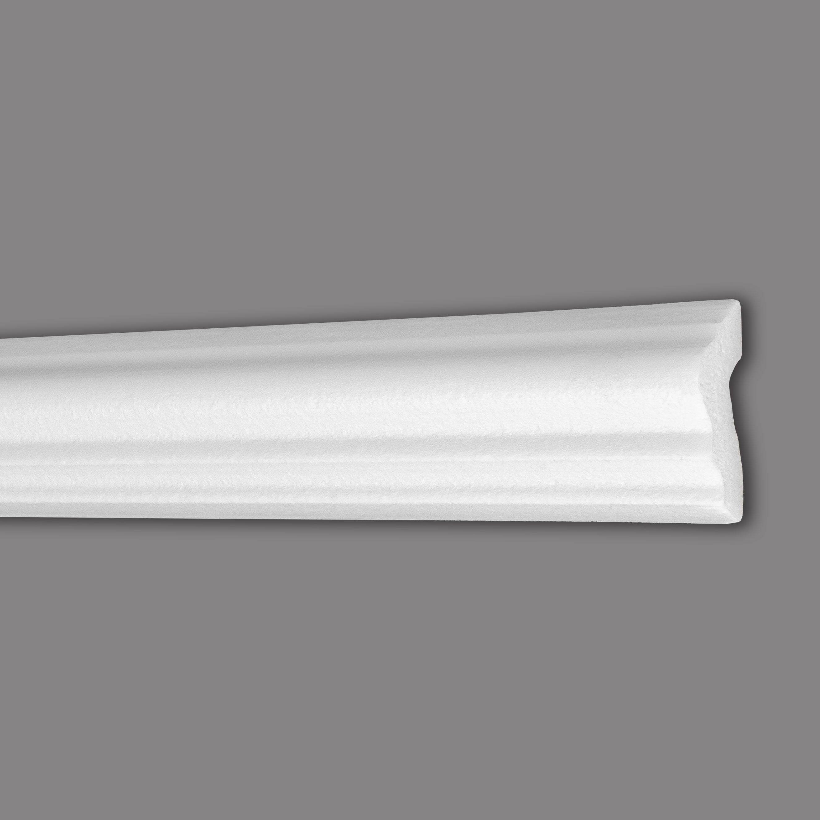Wiesemann moulure Ibiza 54 polystyrène 23 x 50 x 2000 mm moulure murale blanche