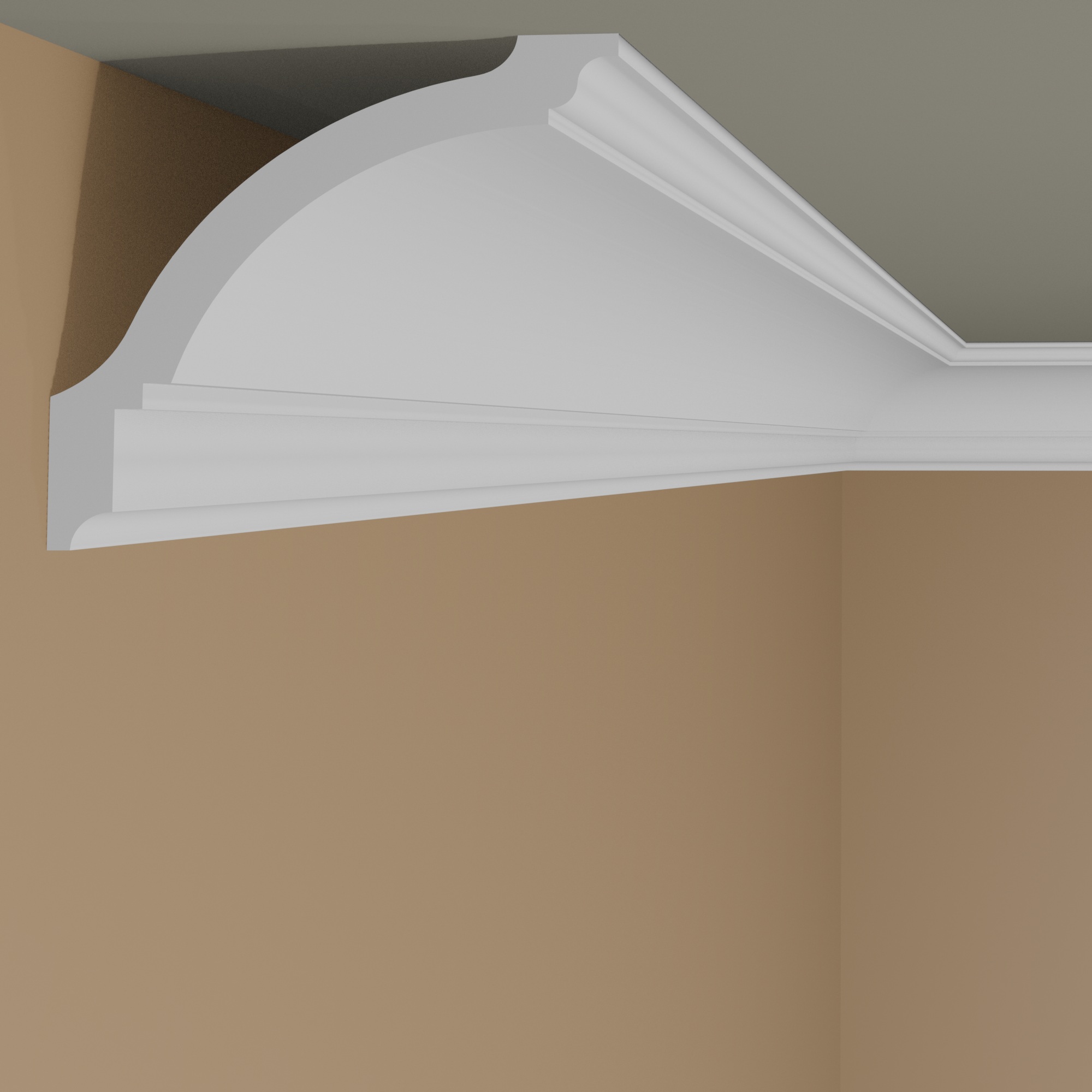Moulure de plafond magnifique NMC NOMASTYL GP 100 x 100 mm polystyrène léger blanc