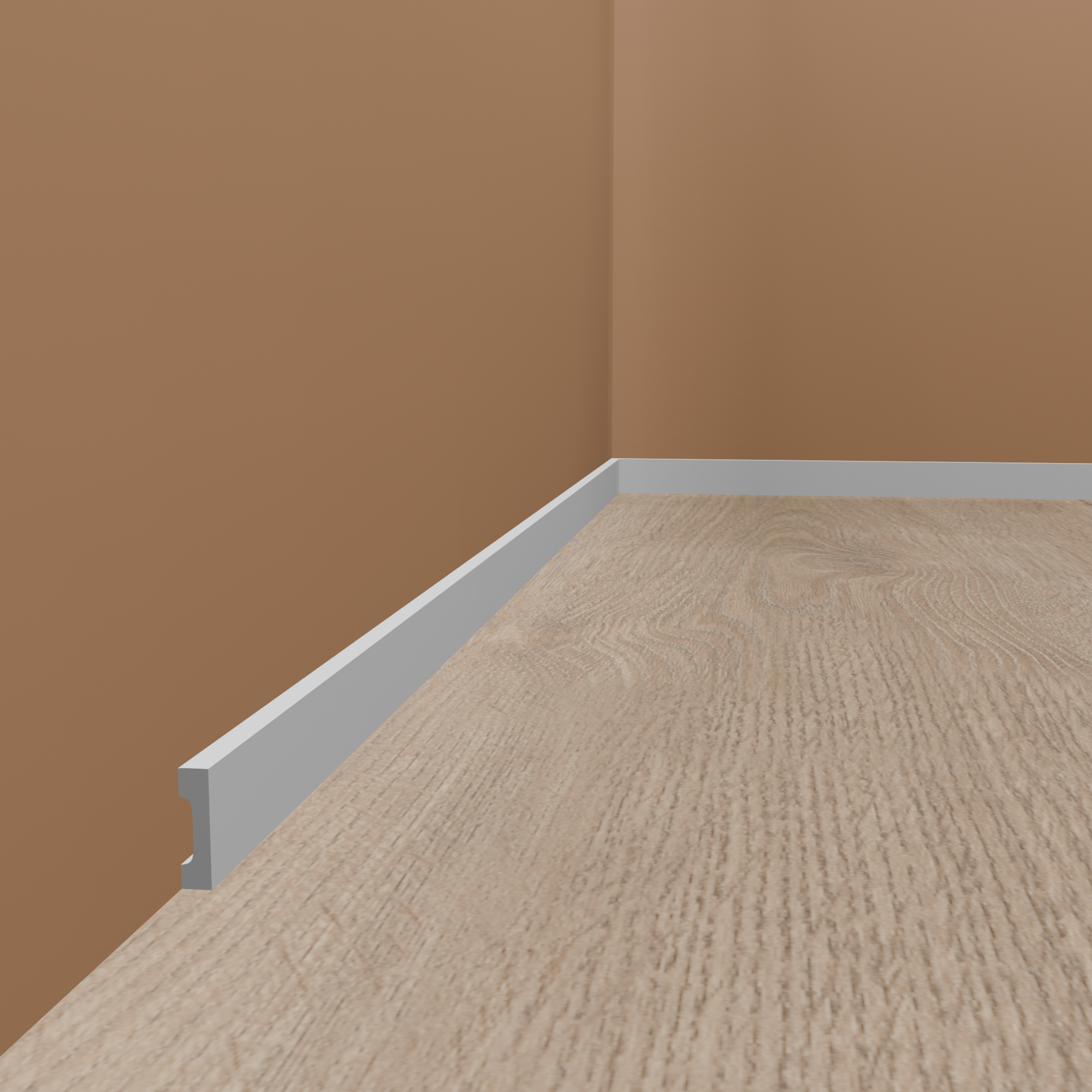 PROVISTON | Plinthe "NE359" en polystyrène PolyForce | 16 x 70 x 2000mm Blanc | Plinthe Cache fils