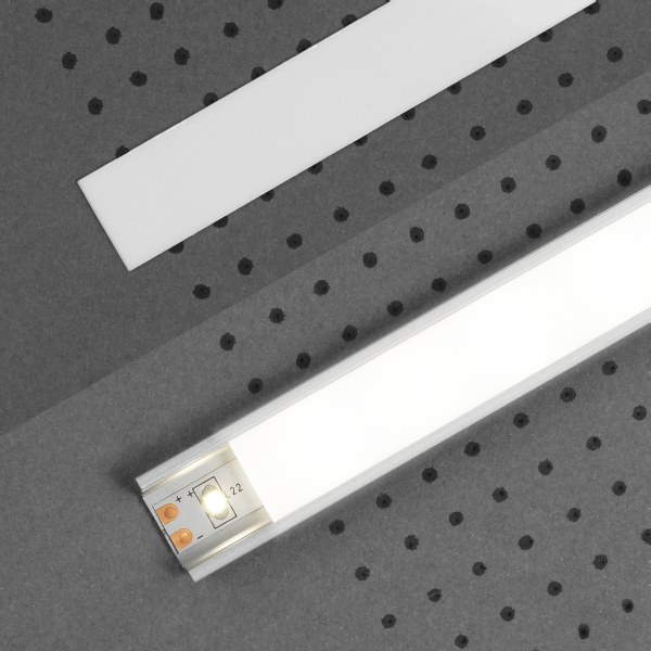 Topmet | Couverture des profils en aluminium LED | Tapez "G" | Robuste | Durable 