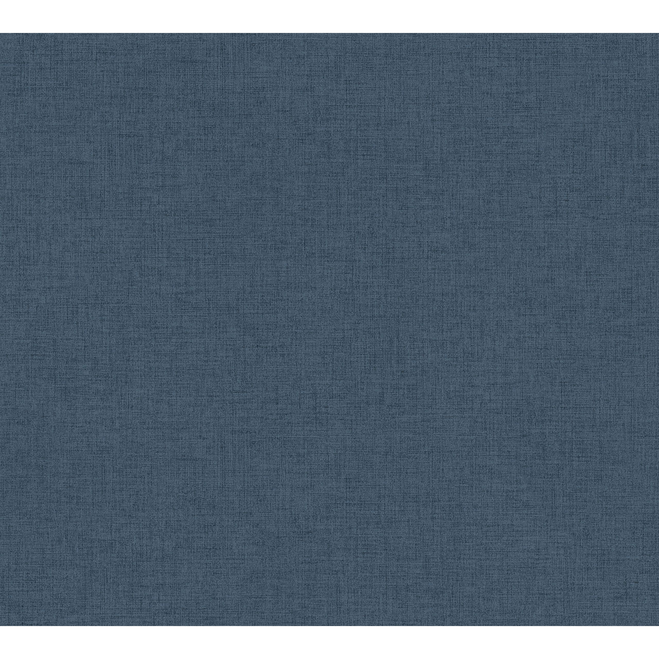 A.S. Creation New Walls | 374315 | papier peint intissé uni | 0.53 m x 10.05 m | bleu