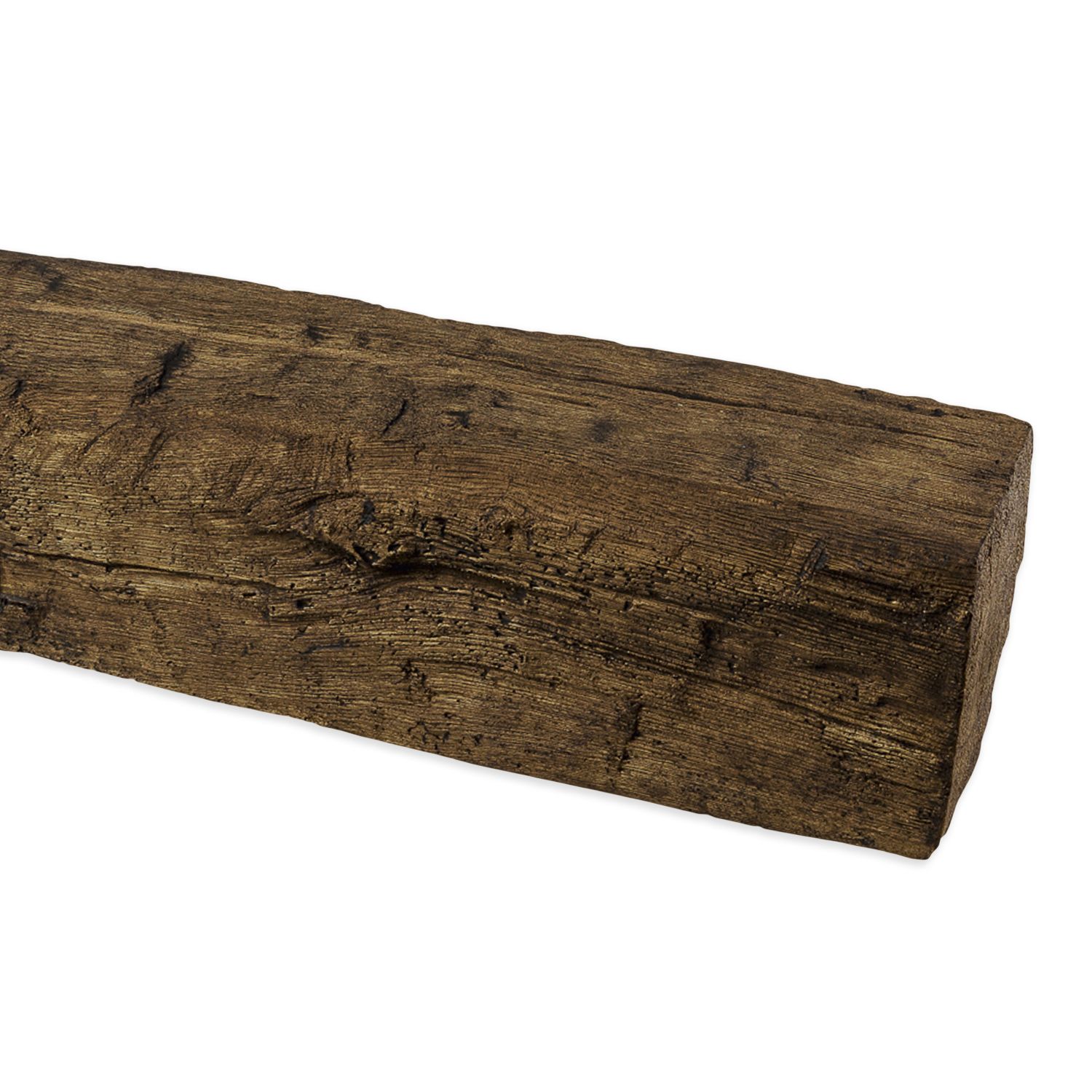 Wiesemann | Fausse poutre | PU | 90 x 60 x 2000 mm | Chêne foncé | Poutre imitation bois | HD