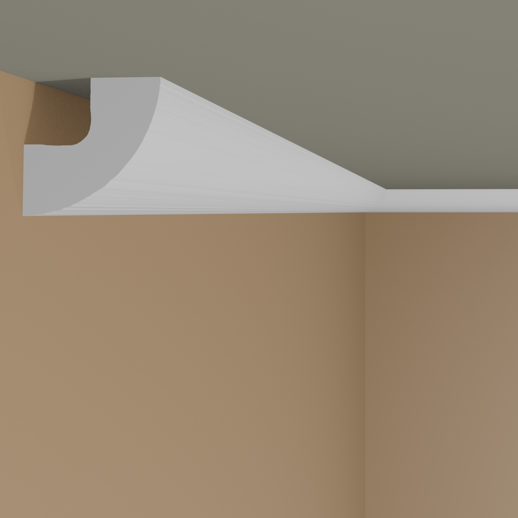 Moulure de plafond sublime Marbet E-1 | 22 x 22 mm | polystyrène résistant à l'impact, à l'humidité 