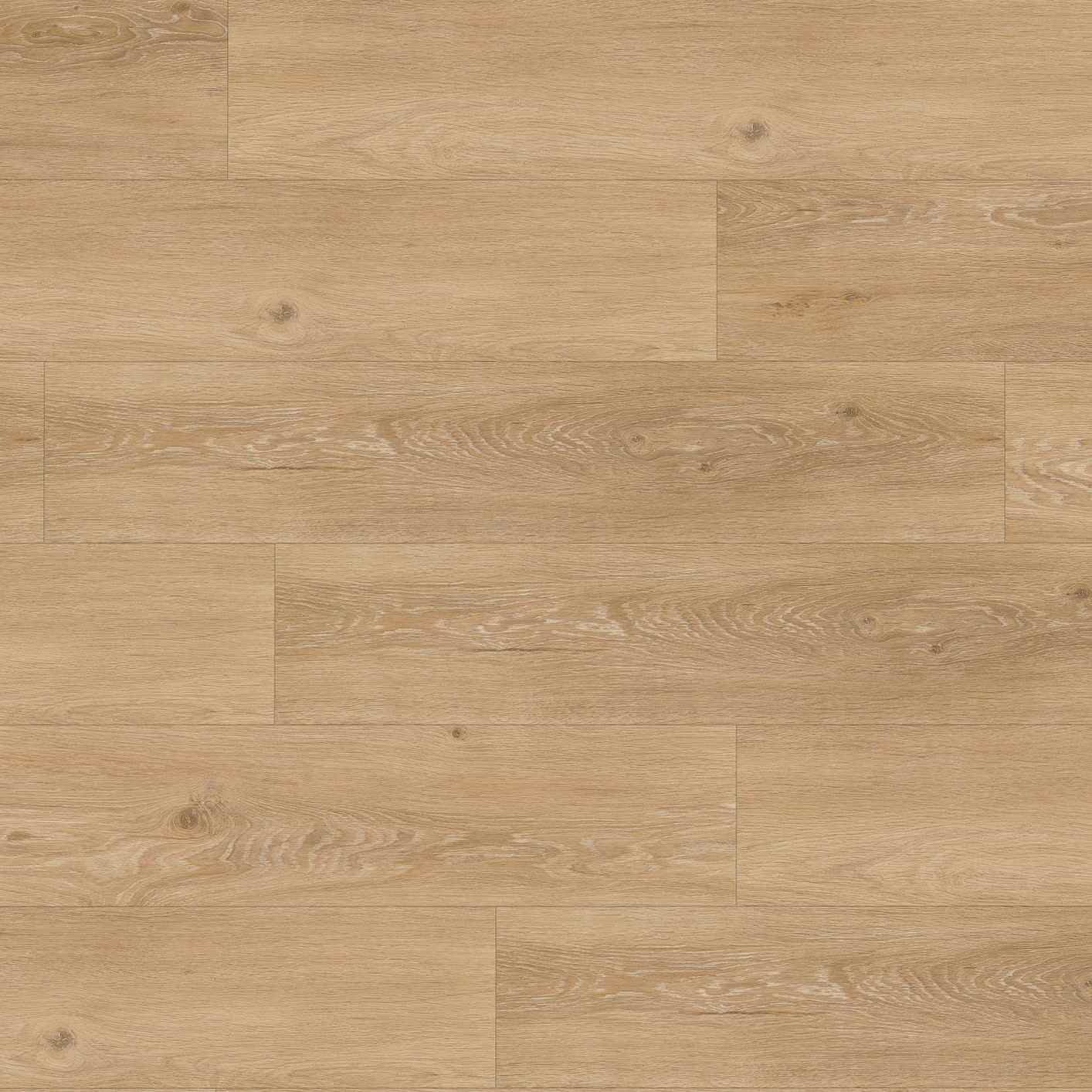 Sol vinyle PVC Rigid Revêtement de sol design 1220x225x5mm PVC clipsable Chêne clair