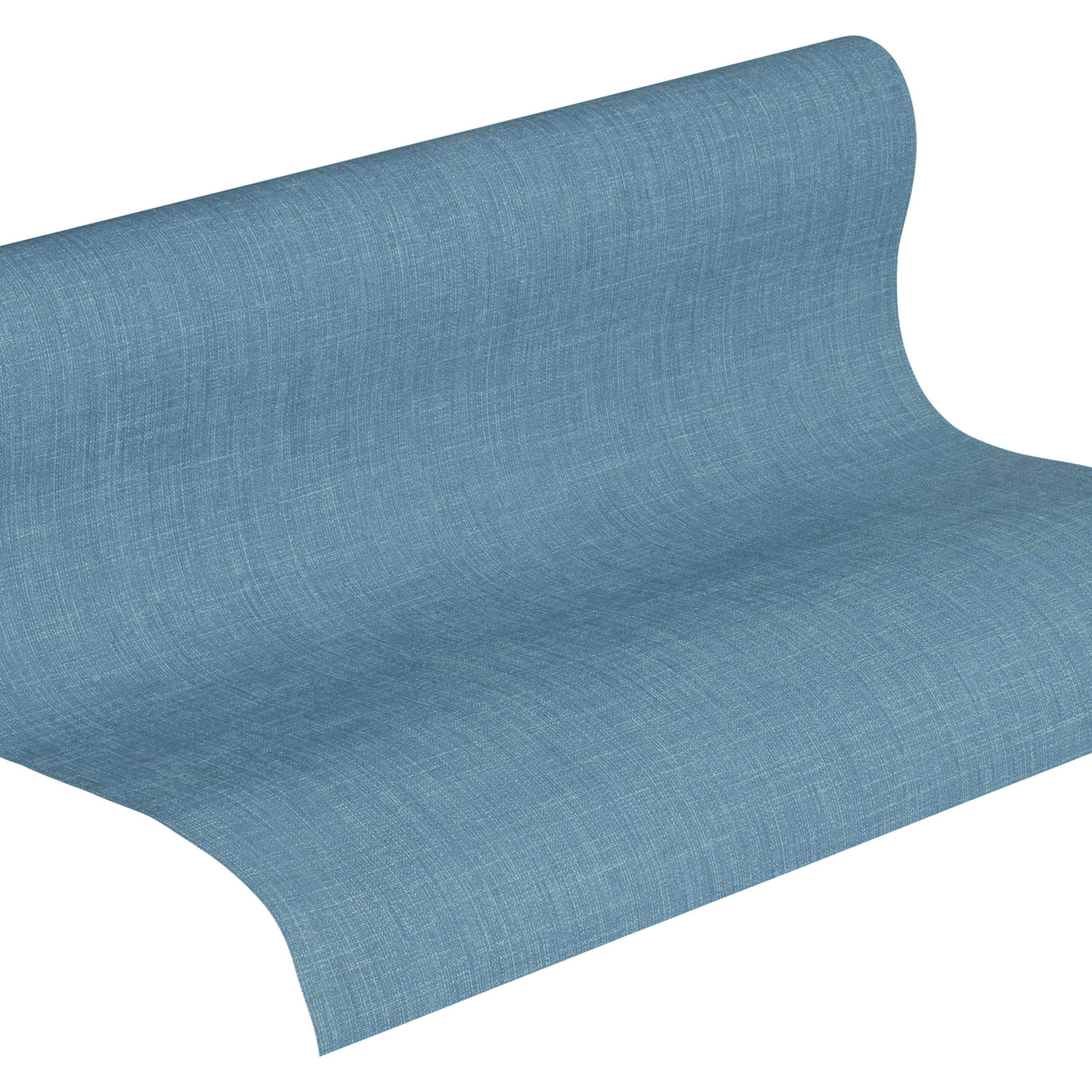 A.S. Creation Metropolitan Stories | 369259 | papier peint intissé uni | 0.53 m x 10.05 m | bleu