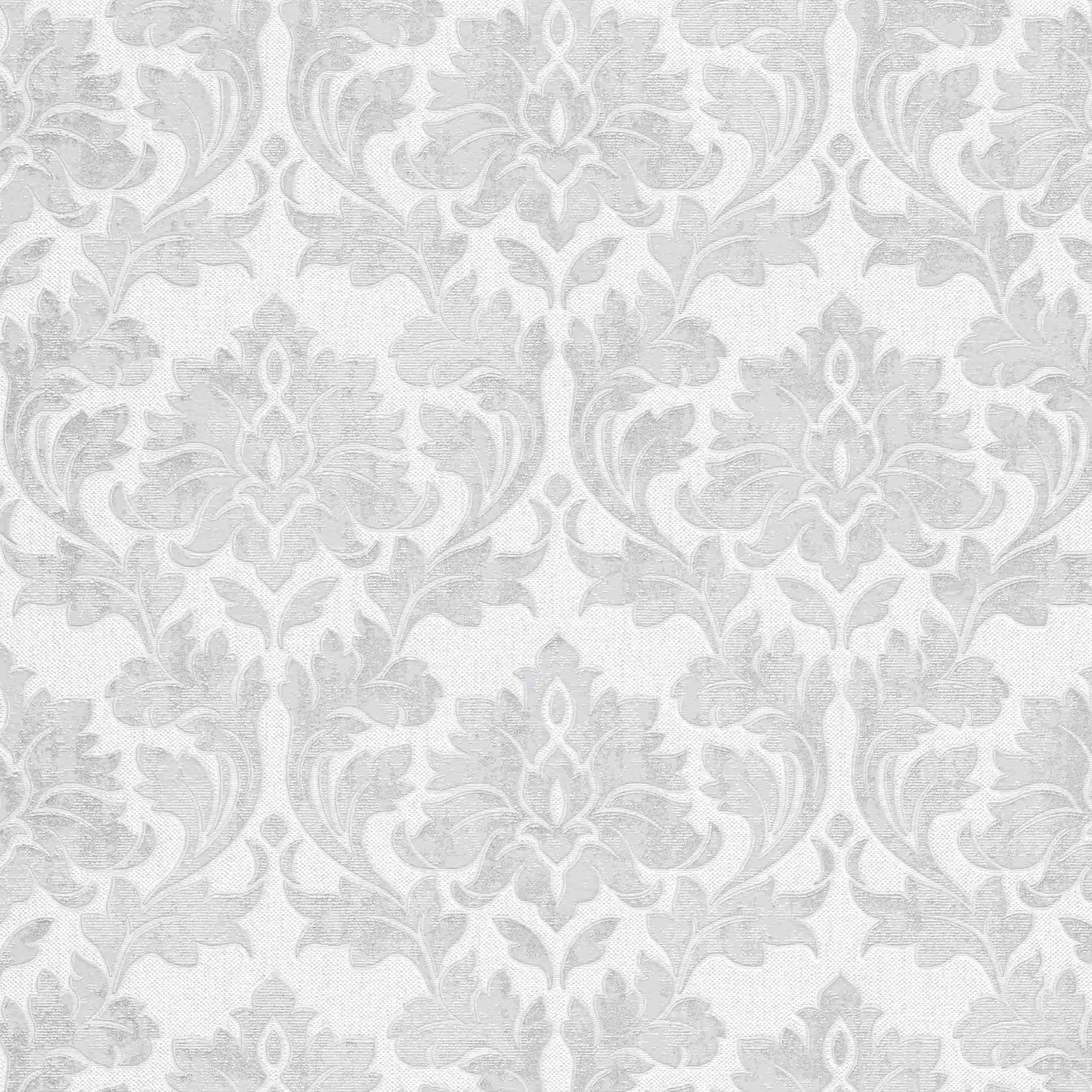 Erismann Timeless | 1007031 | papier peint intissé baroque | 0.53 m x 10.05 m | gris