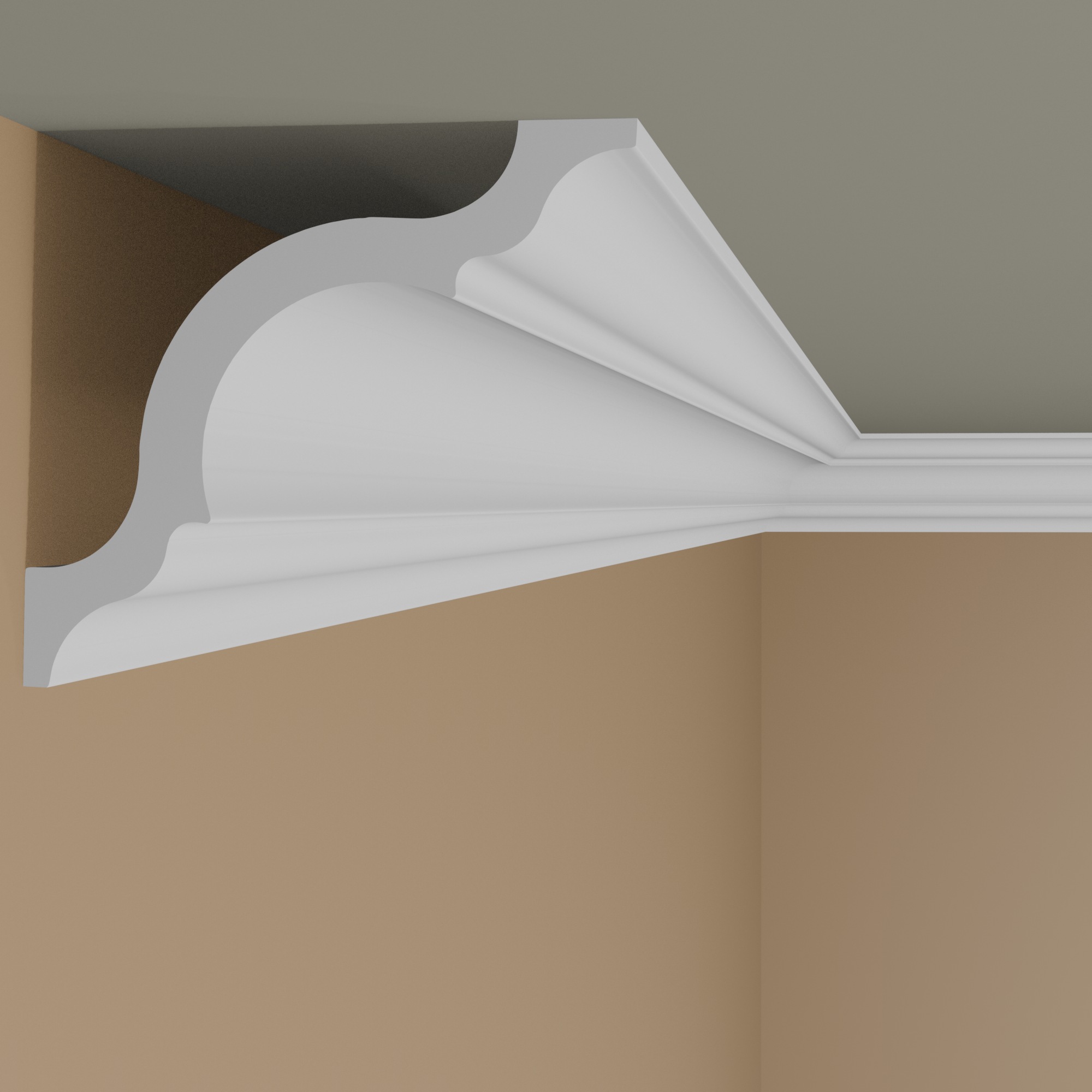Moulure de plafond tendance NMC NOMASTYL A 110 x 110 mm polystyrène léger blanc