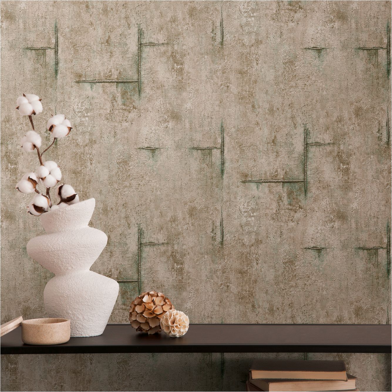 Papier peint intissé 790854 Marron effet béton Industrial CosmoLiving by Cosmopolitan A.S. Creation