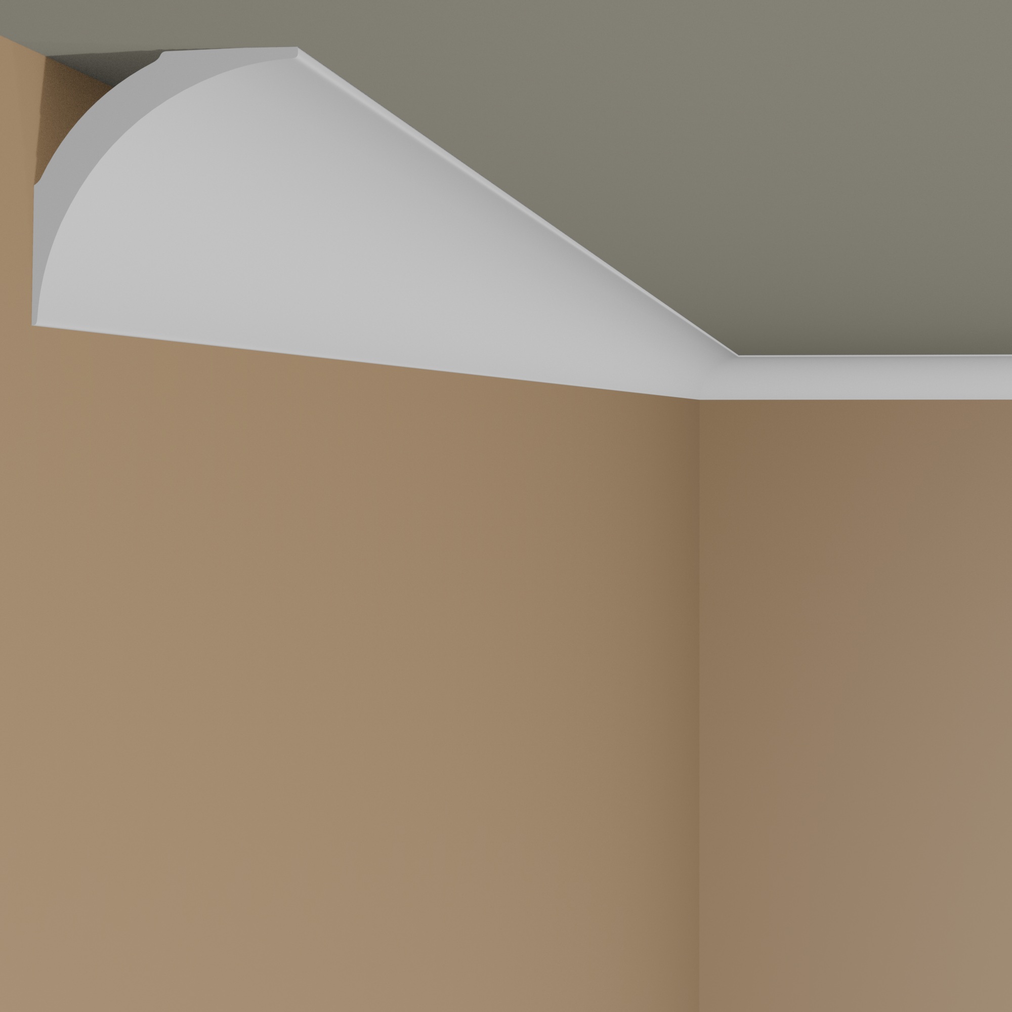 Moulure de plafond tendance NMC NOMASTYL PURE NE1 40 x 40 mm polystyrène léger blanc