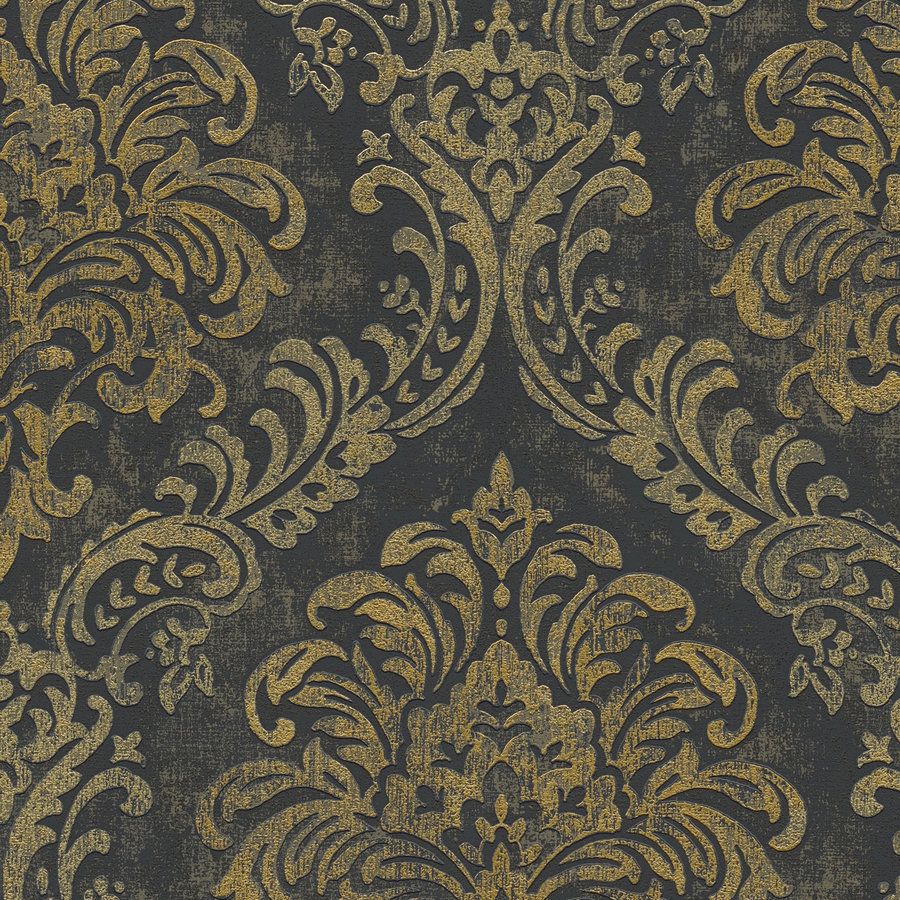A.S. Creation | Travel Styles | 391123 | Papier peint intissé | Baroque | 10.05 x 0.53 m | Noir