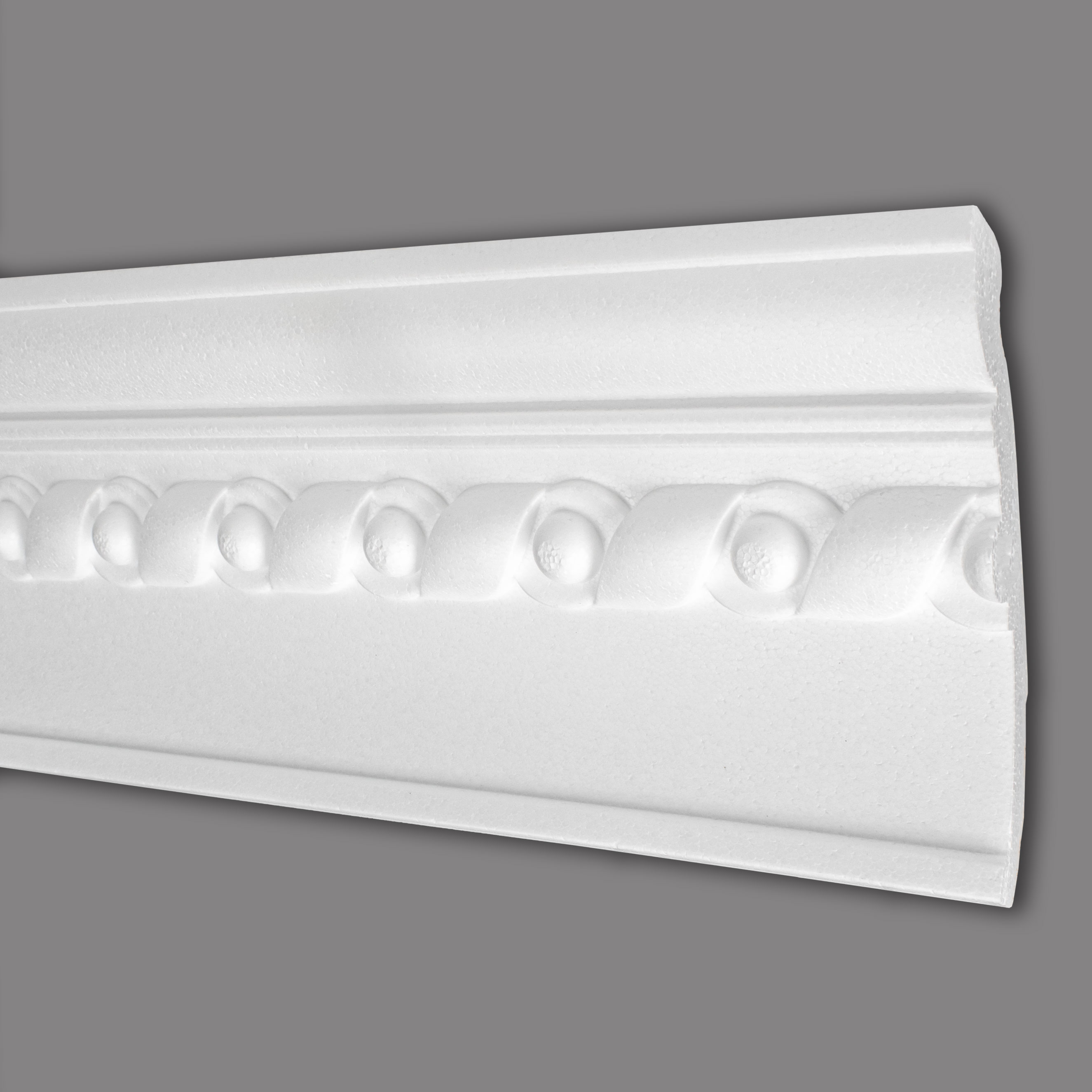 Moulure de plafond d'époque Marbet B-48 | 72 x 124 mm | polystyrène 