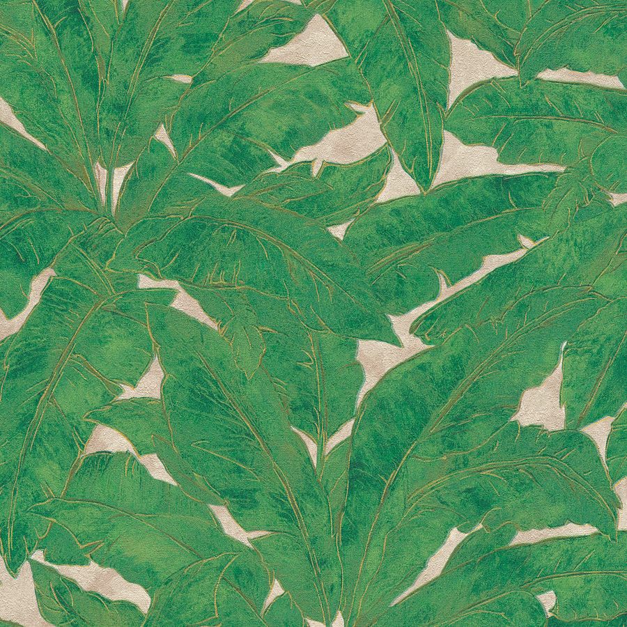 A.S. Creation Metropolitan Stories | 369273 | papier peint intissé floral | 0.53 m x 10.05 m | vert