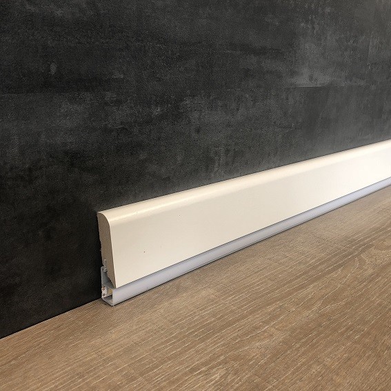 plinthe lumineuse | 19 x 85 mm | blanc