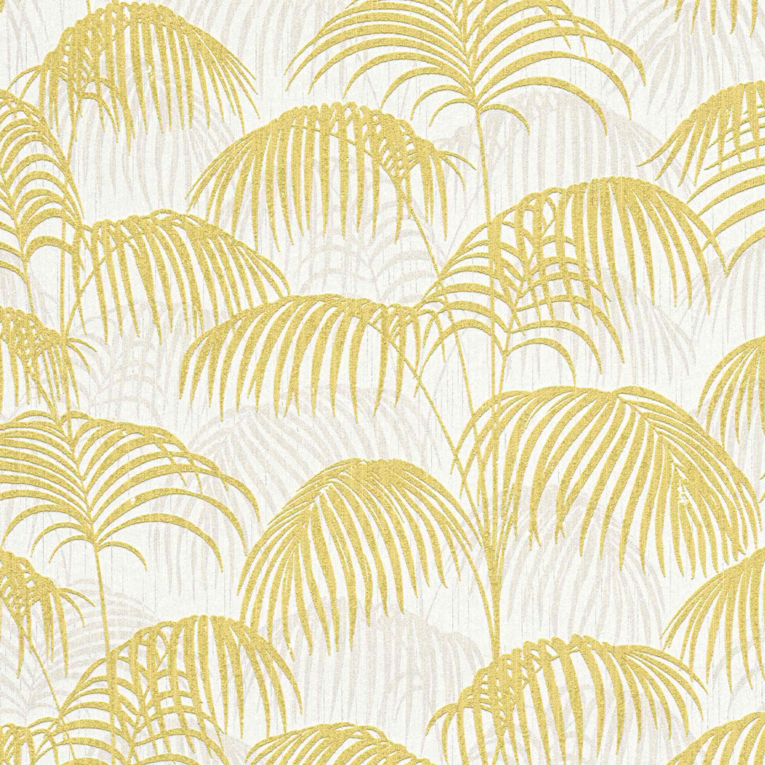 A.S. Creation AP Tessuto II | 961982 | papier peint intissé vintage | 0.53 m x 10.05 m | jaune