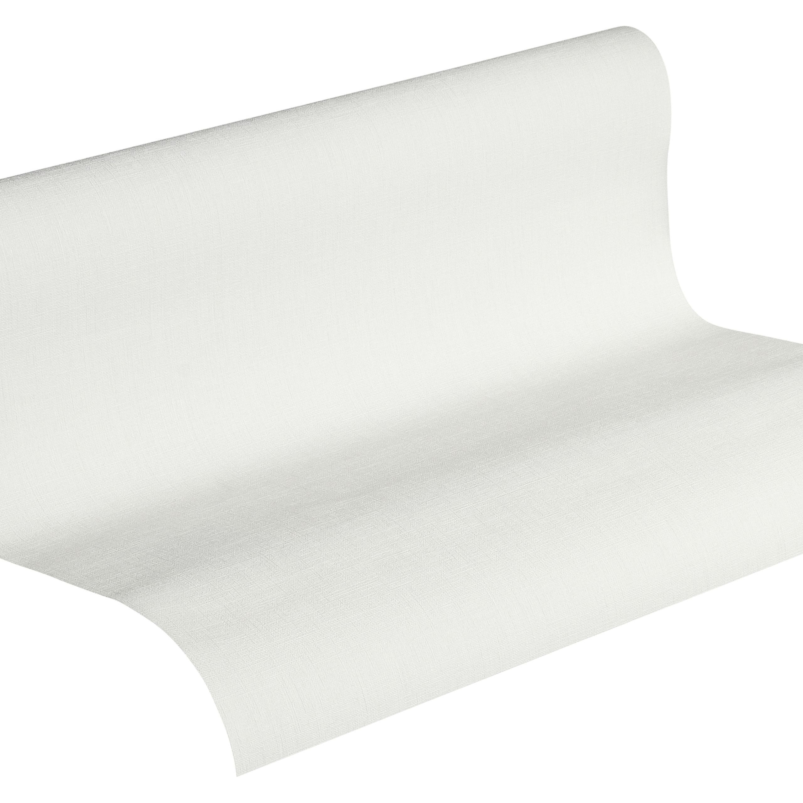 A.S. Creation Metropolitan Stories | 369253 | papier peint intissé uni | 0.53 m x 10.05 m | blanc