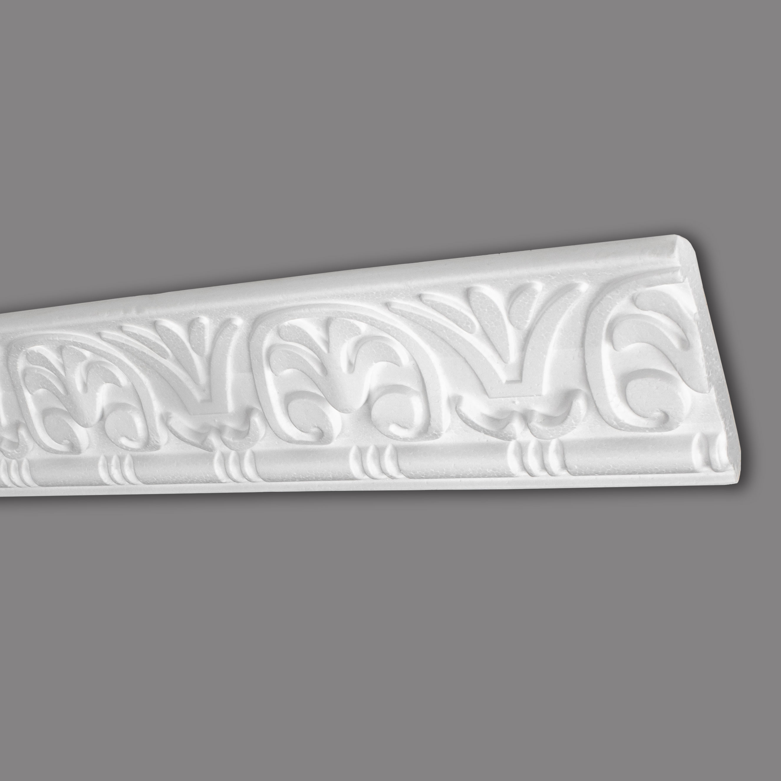 Marbet | moulure "B-13" | moulure de plafond en polystyrène | 53 x 54 x 2000 mm | moulure en polystyrène | Blanc