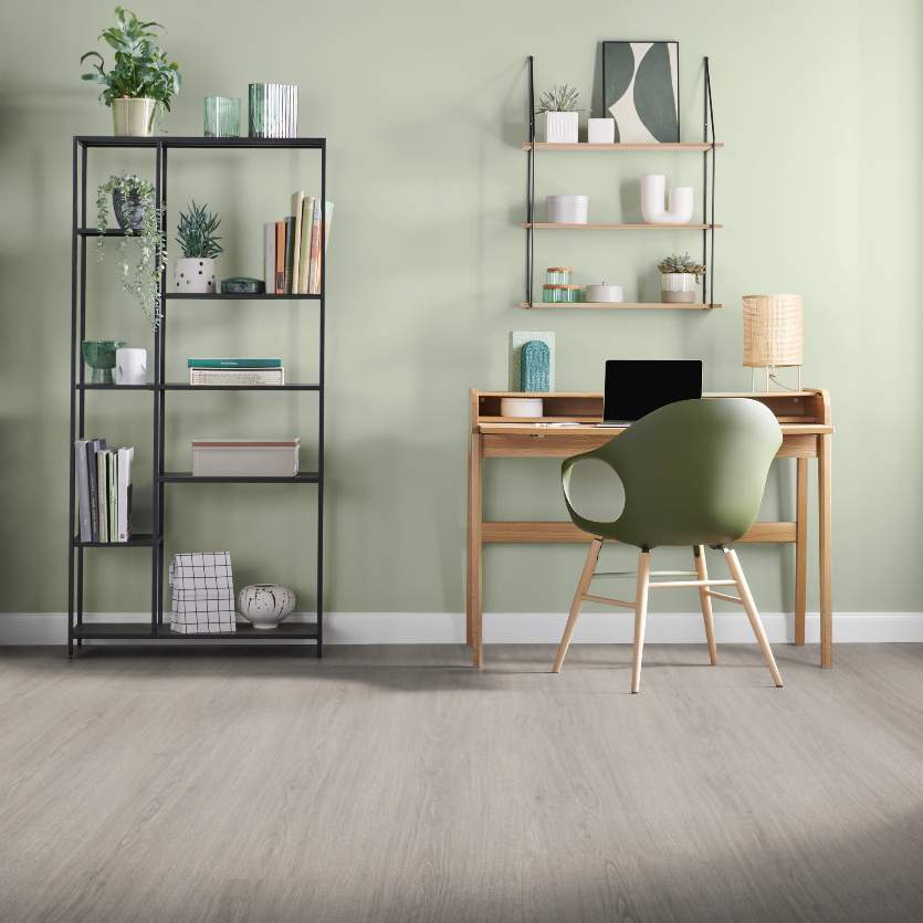 Parquet Stratifié à clipser EL1010 | 1292x246x8mm Parquet stratifié hydrofuge Chêne Gris