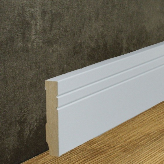 Plinthe "Coesfeld" 721.1580 MDF 16 x 80 x 2500 mm Blanc Plinthe PROVISTON