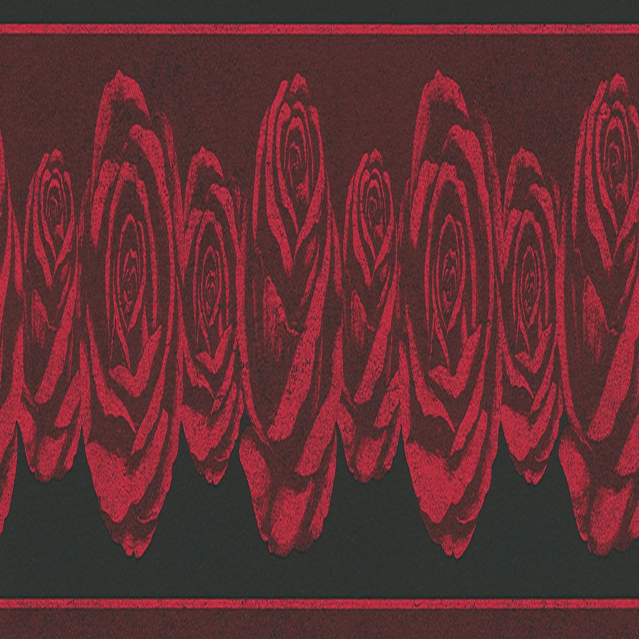 A.S. Creation Only Borders 10 | 368621 | papier peint fleuri papier | 0.13 m x 5 m | rouge