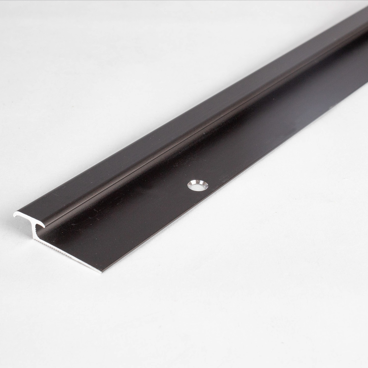 Double profilé de finition à emboîter pour sol stratifié | hauteur 3 - 7 mm | aluminium anodisé