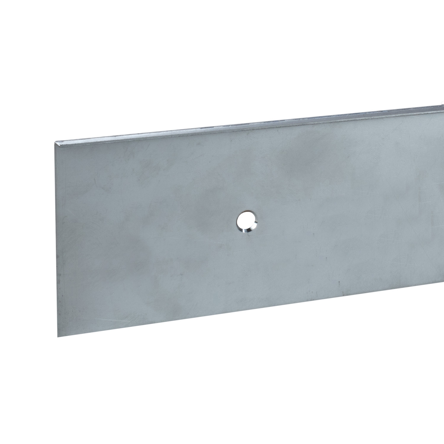 Plinthe métallique collage revêtement design | Epaiss.: 6 - 11 mm | H: 40 - 100 mm | inox type: 452