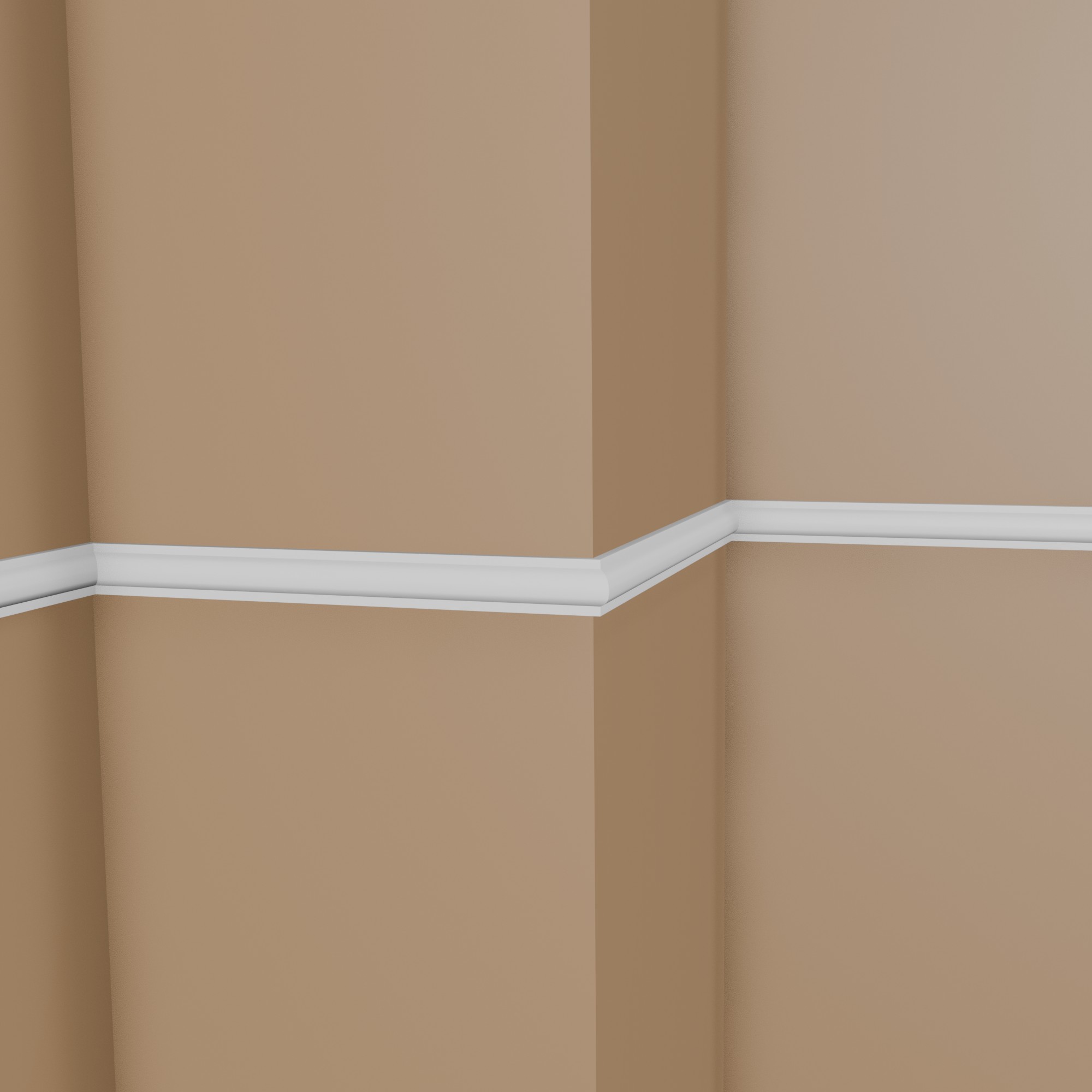 Cimaise murale moderne NMC ARSTYL SP2 10 x 21 mm polyuréthane résistant à l'impact blanc Cimaise murale moderne NMC ARSTYL SP2 10 x 21 mm polyuréthane résistant à l'impact blanc