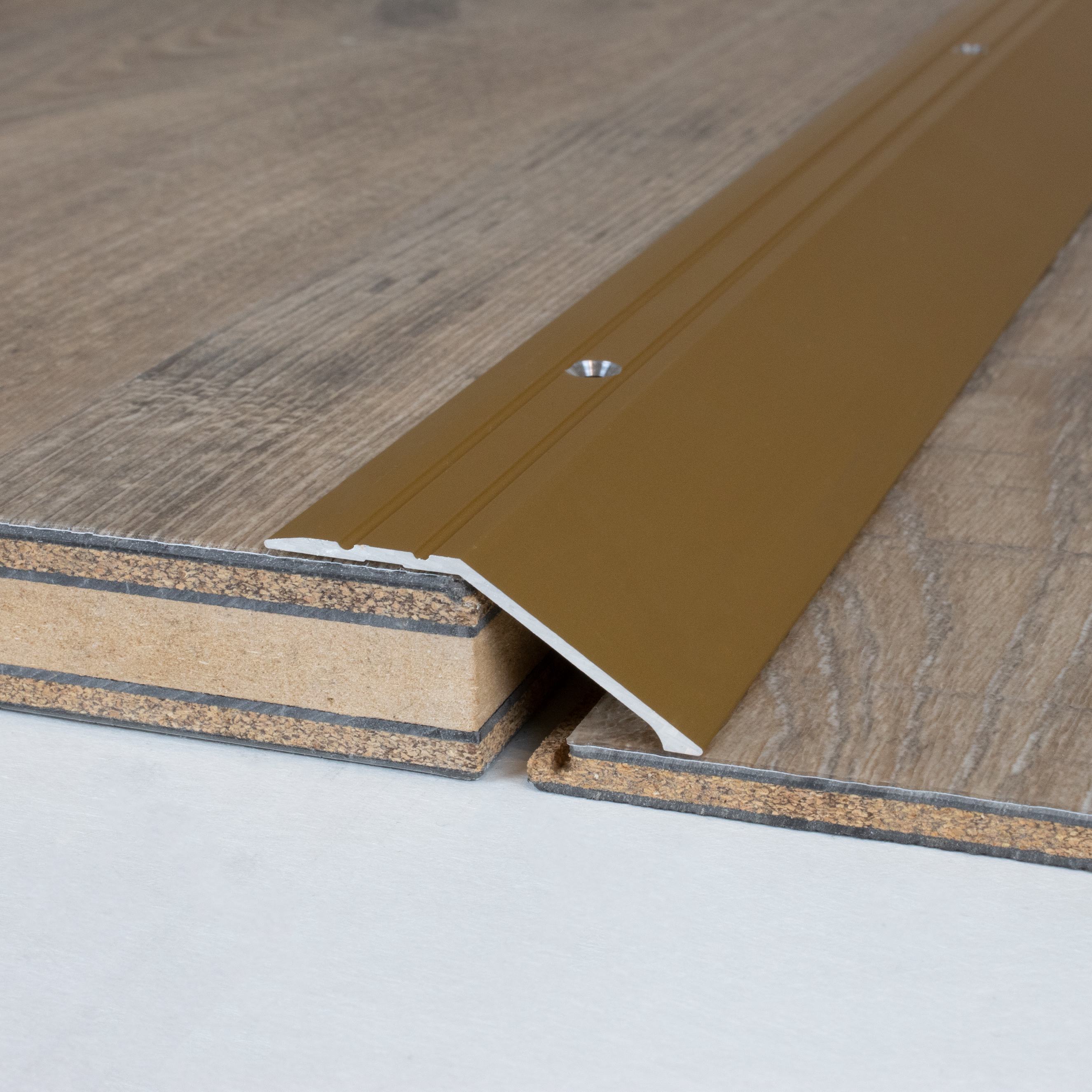 Profilé de finition sol stratifié | épaisseur: 8.5 - 15.5 mm | alu anodisé