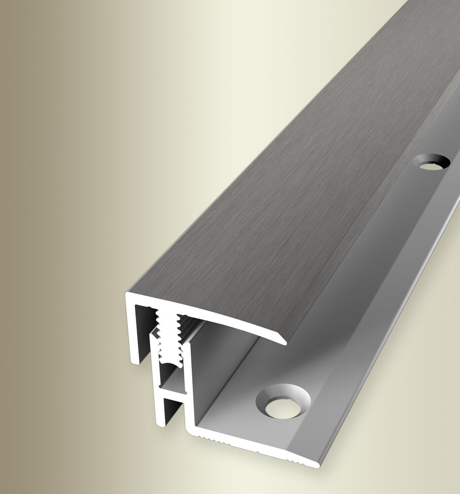 Küberit 560 Mono-Clip  | Profilé d'arrêt | Largeur:21 mm | Rattrapage parquet | Épaisseur:12-17 mm