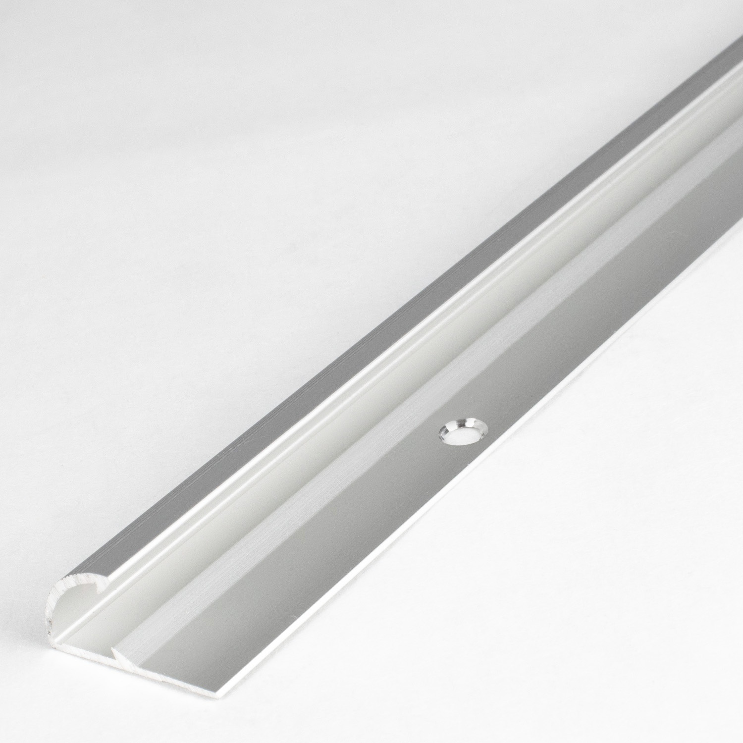 Profilé à emboîter pour sol stratifié H 7.5 mm | aluminium anodisé | à visser