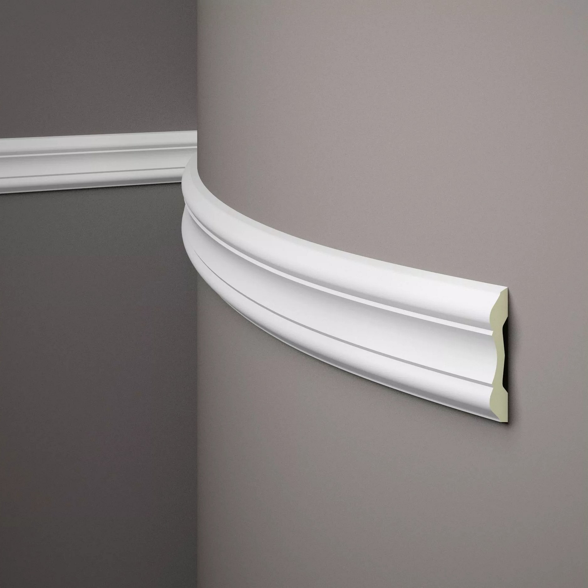 Mardom cimaise flexible MDD345F Profoam 24 x 102 x 2000 mm Blanc moulure flexible