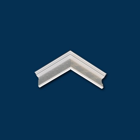 Angle extérieur de moulure plafond Marbet B-21 en polystyrène