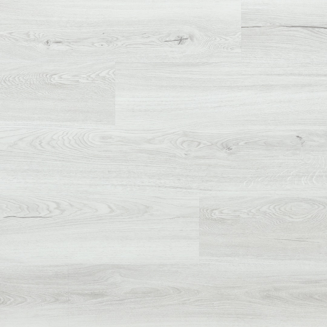 Sol vinyle PVC LEGNAR Ultra Chêne Irving 1220 x 229 x 4 mm Vinyle à clipser Blanc