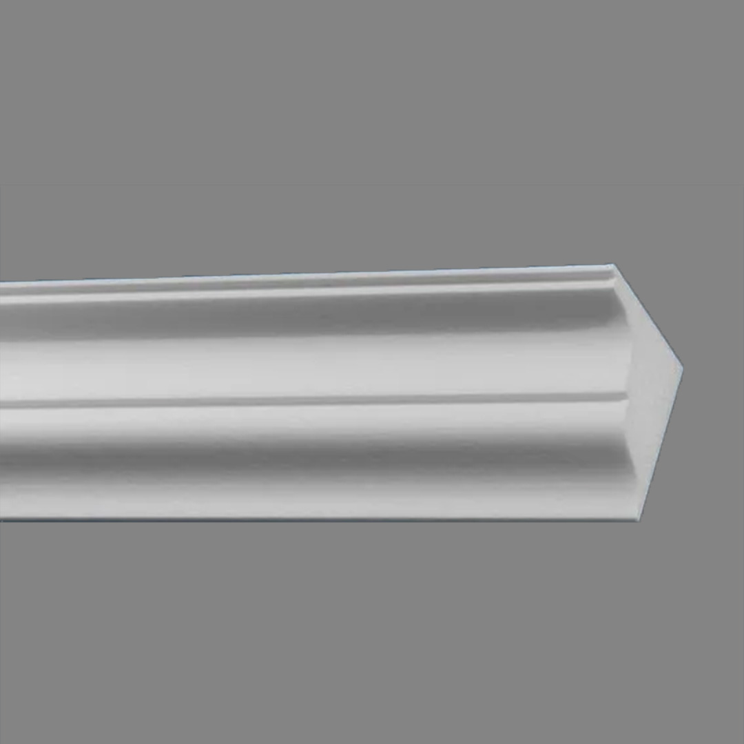 Corniche cache rideaux | 78 x 87 mm | polystyrène 