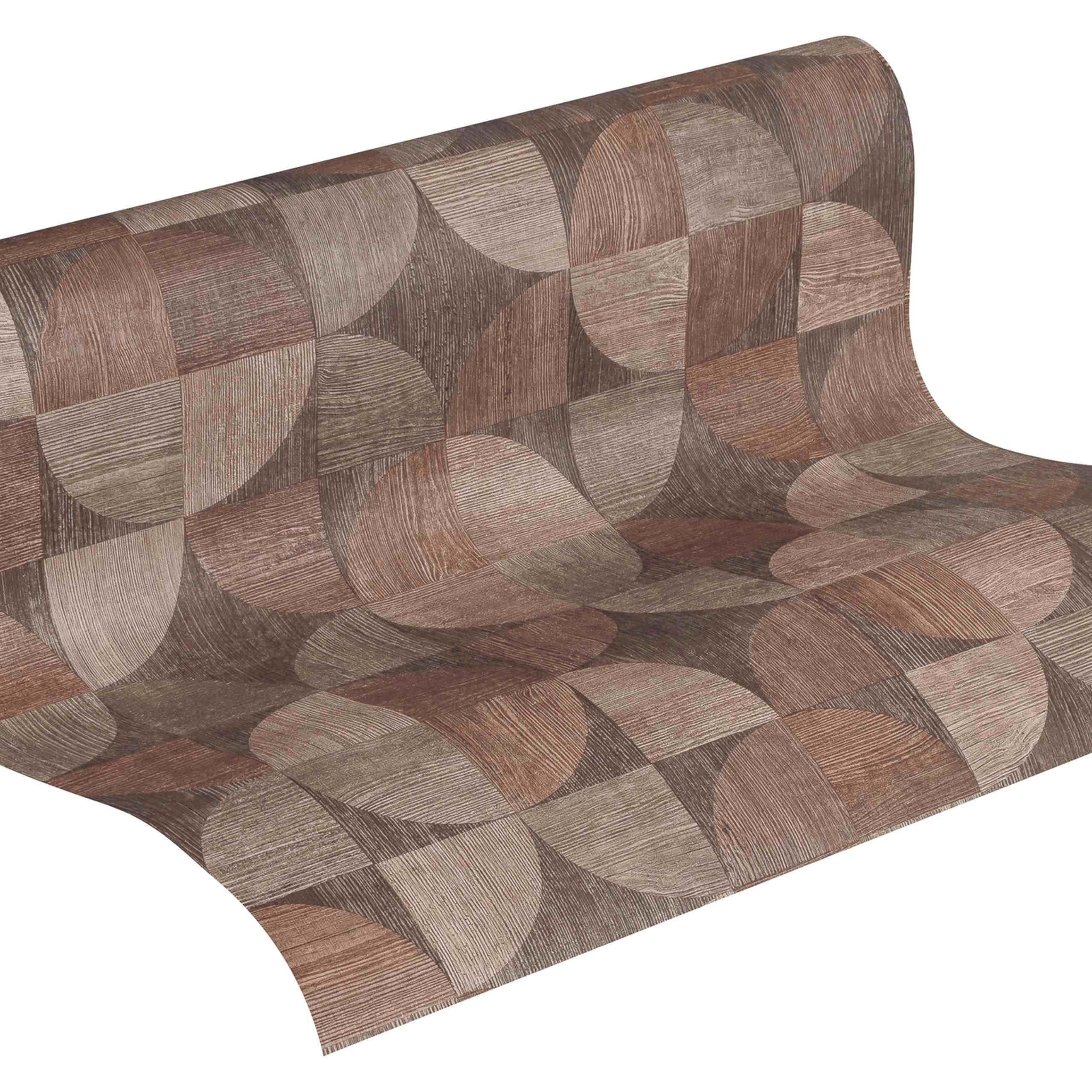 A.S. Creation Metropolitan Stories | 369131 | papier peint bois intissé | 0.53 m x 10.05 m | marron