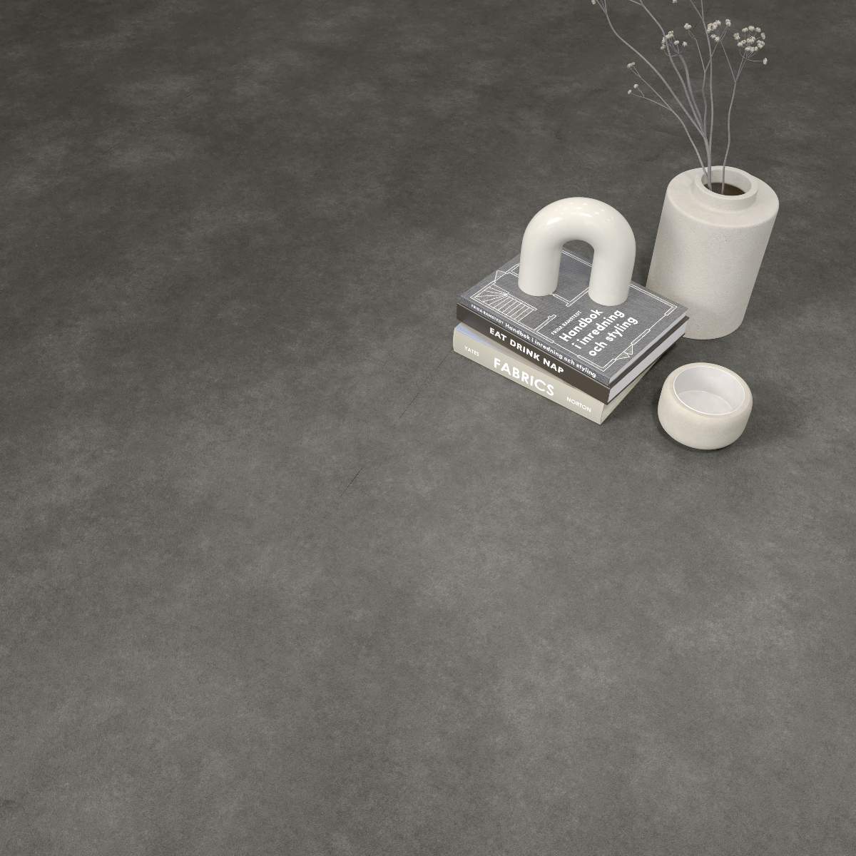 Sol vinyle PVC DESIGN 555 Dryback 1000x1000x2.5mm vinyle à coller Aspect pierre carrelage