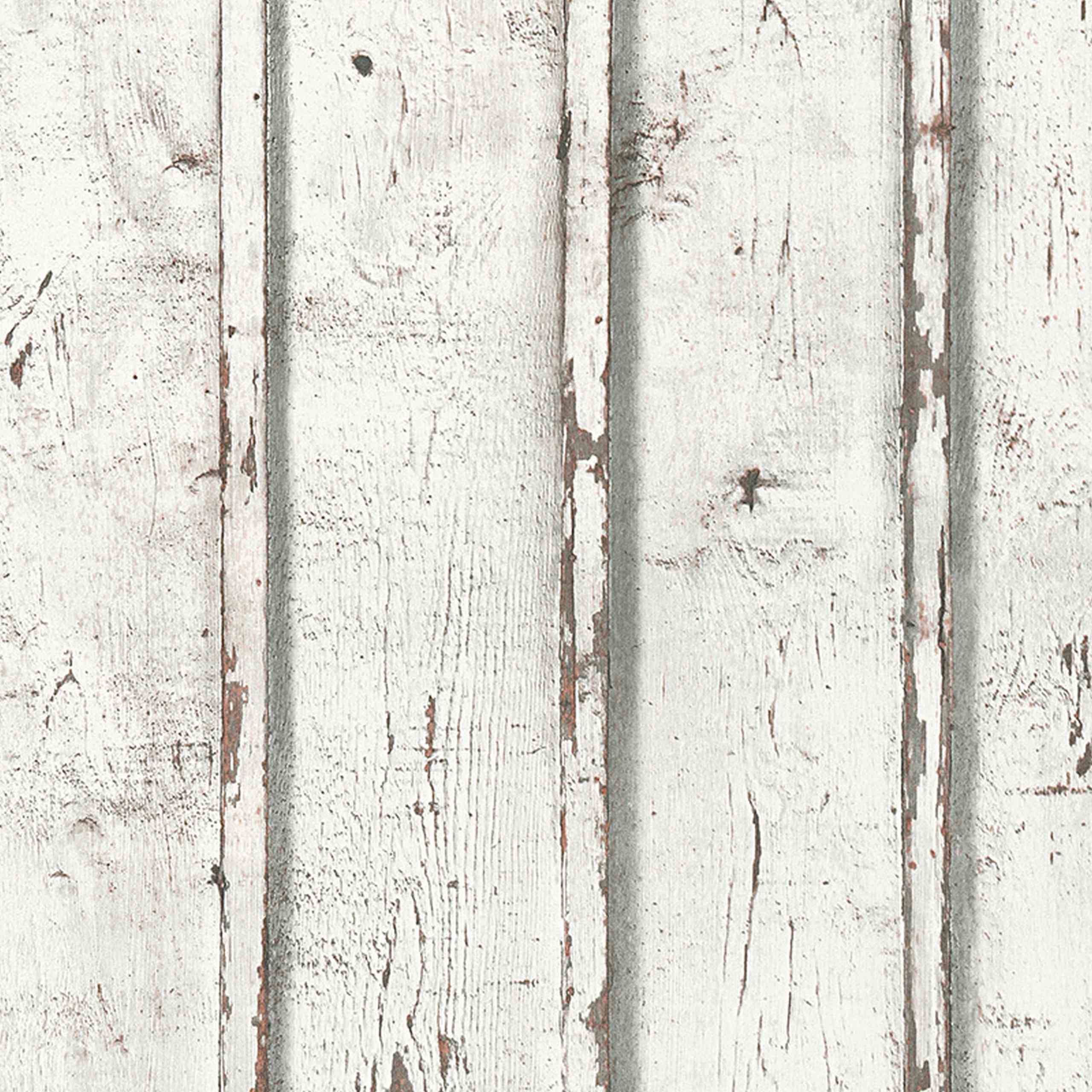 A.S. Creation Best of Wood'n Stone | 953701 | papier peint bois intissé | 0.53 m x 10.05 m | écru
