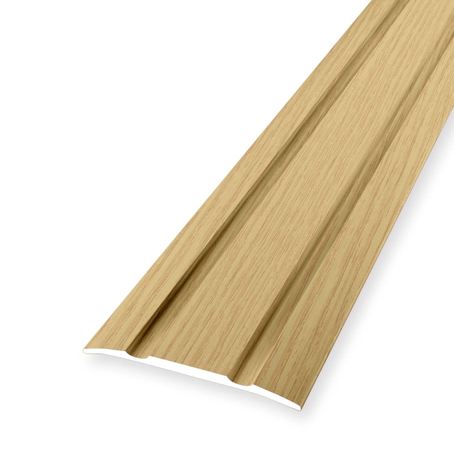 Profilé de transition 3 x 30 x 2700 mm Aluminium Barre de seuil striée Argent Küberit