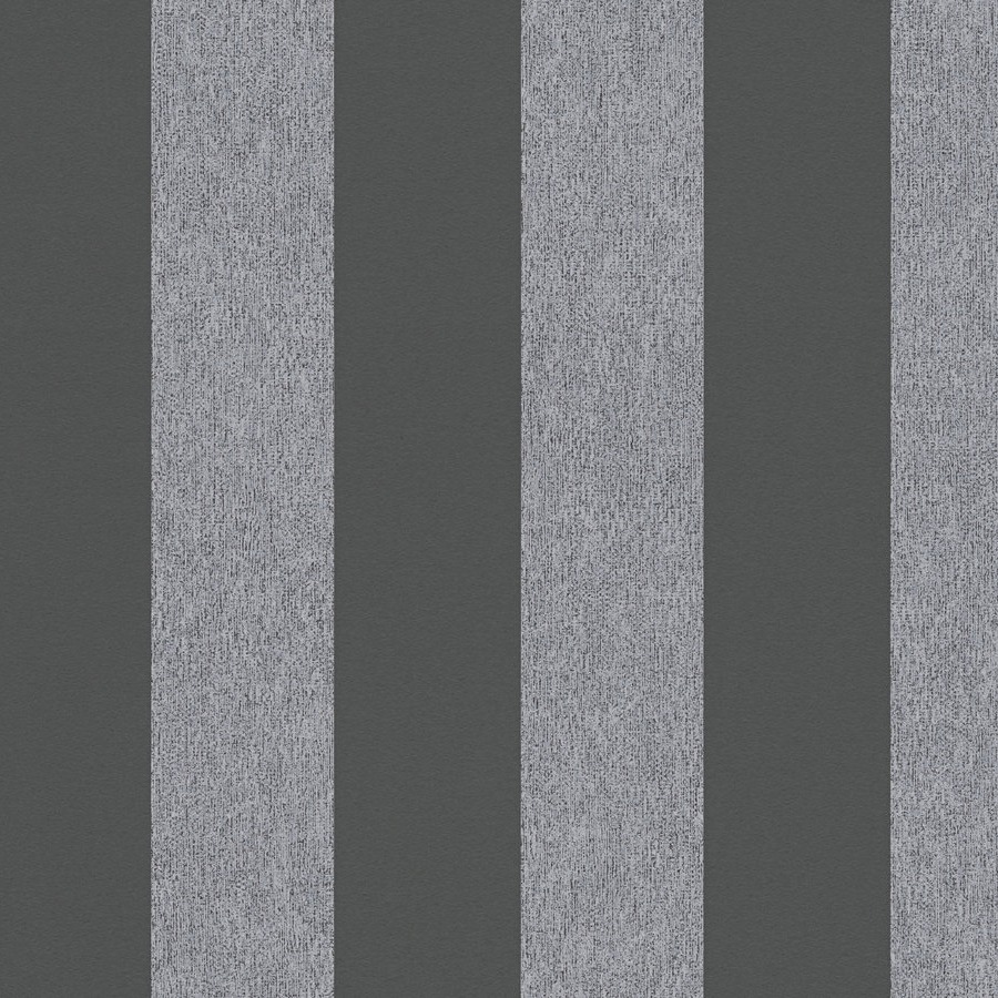 A.S. Creation | Attractive 2 | 390294 | Papier Peint Intissé | Rayures | 10.05 x 0.53 m | Noir