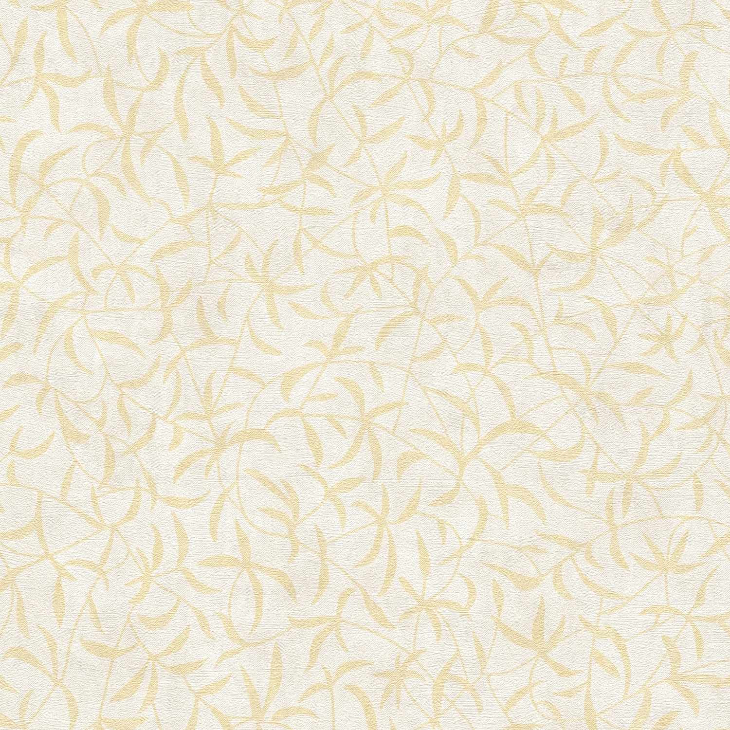 A.S. Creation | Terra | 389204 | Papier Peint Intissé | Floraux | 10.05 x 0.53 m | Écru