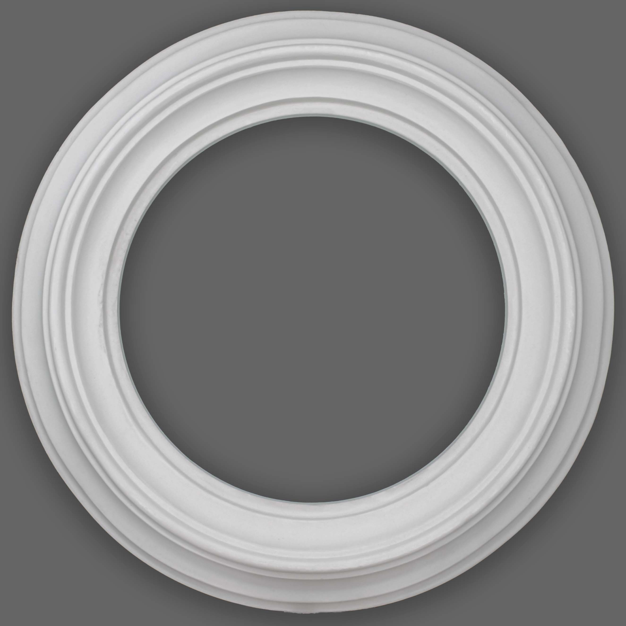 PROVISTON | Rosace en plâtre Cheltenham | Moulures décoratives en plâtre | Ø46 cm 