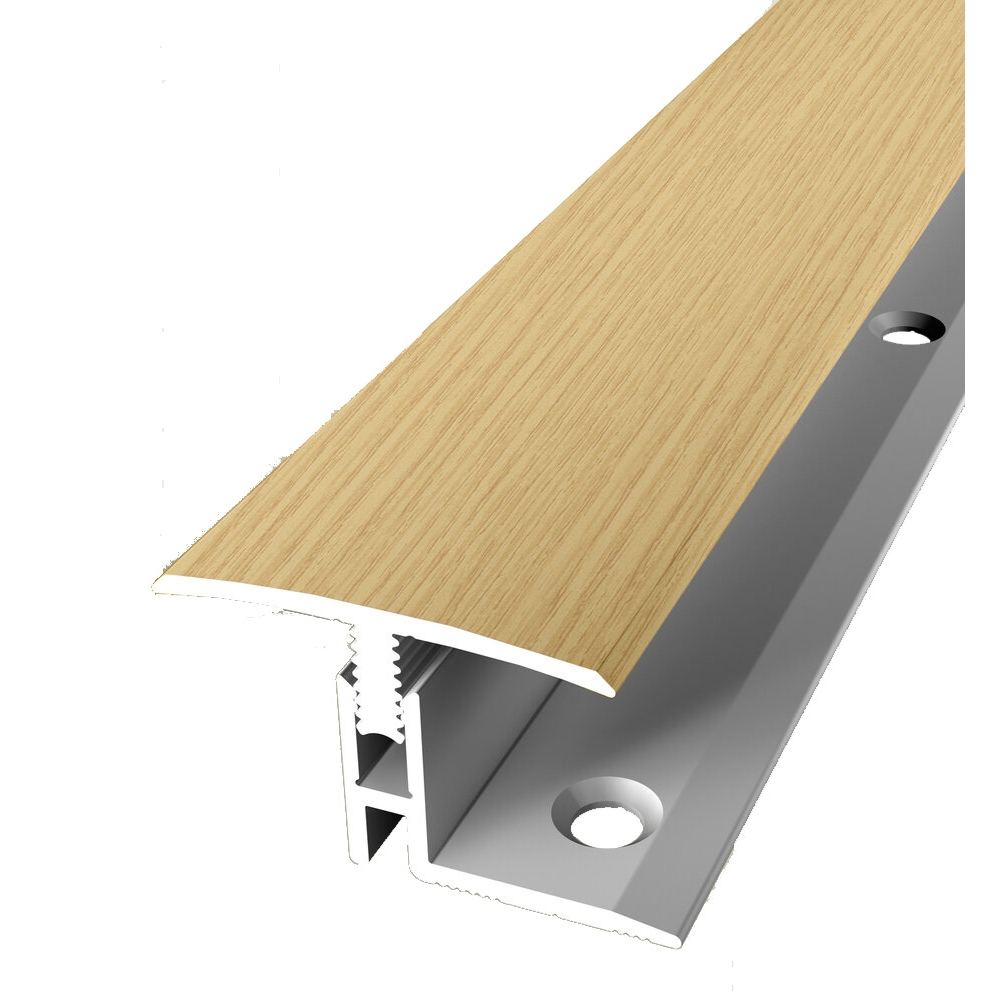 Küberit 561 Mono-Clip  | Barre de seuil rattrapage parquet | Largeur:31.5 mm | Épaisseur:12-17 mm