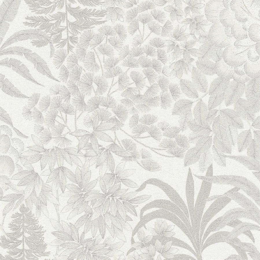 A.S. Creation | Travel Styles | 391282 | Papier peint intissé | Floraux | 10.05 x 0.53 m | Blanc